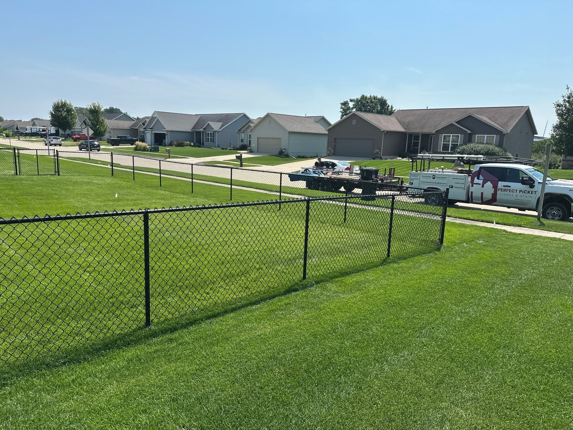 Project in Cedar Falls by Perfect Picket Fence and Stain