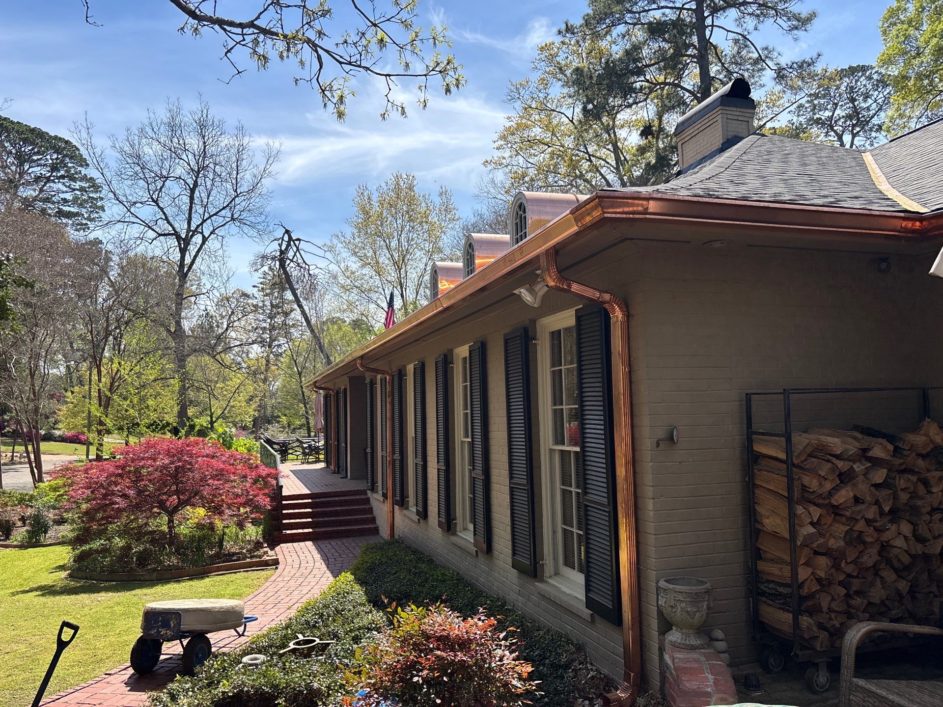 Onyx Black Shingle w/ Copper Upgrades by IAM Roofing LLC