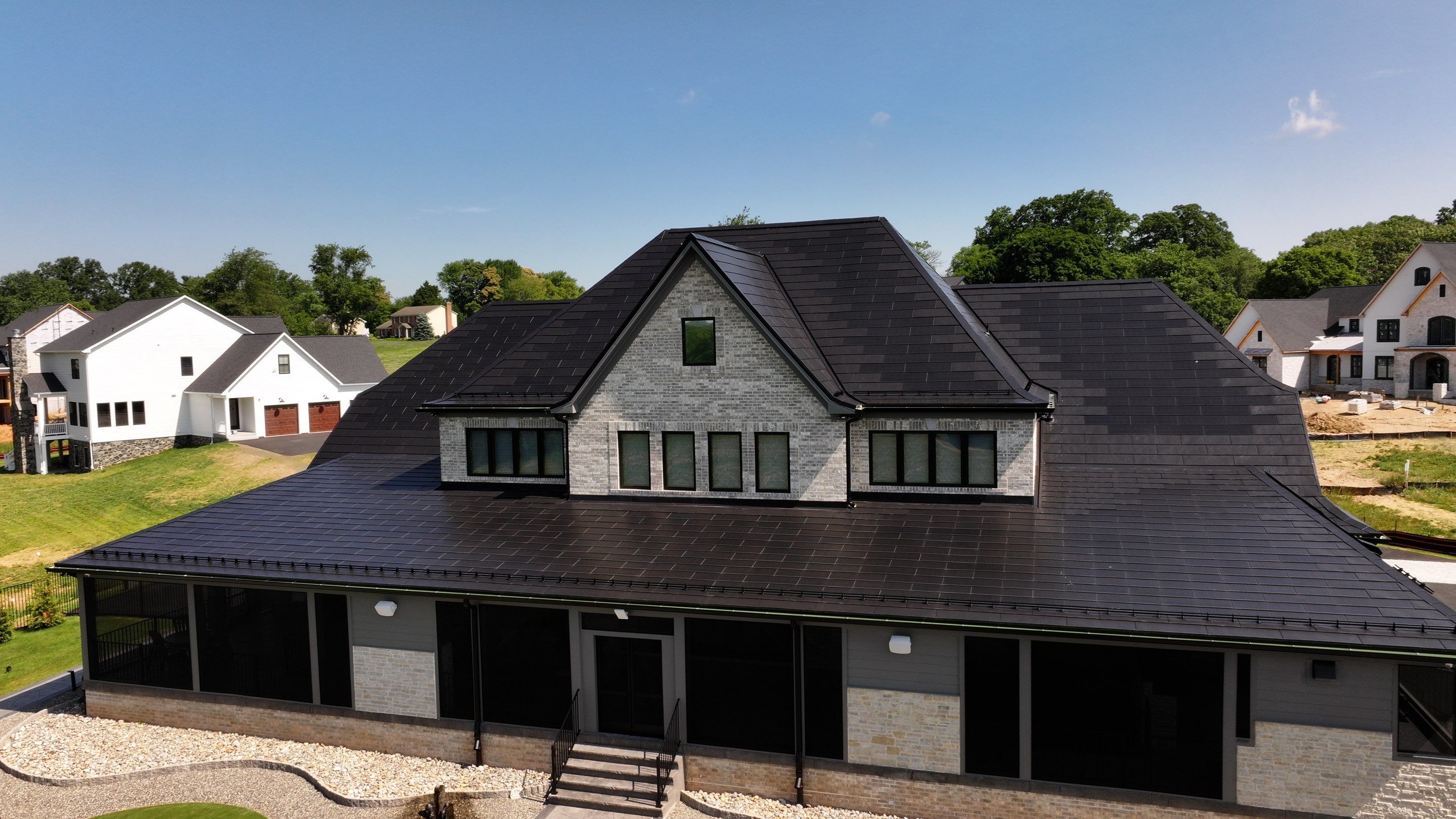 Tesla Solar Roof and Powerwall Installation in Maryland by American Home Contractors