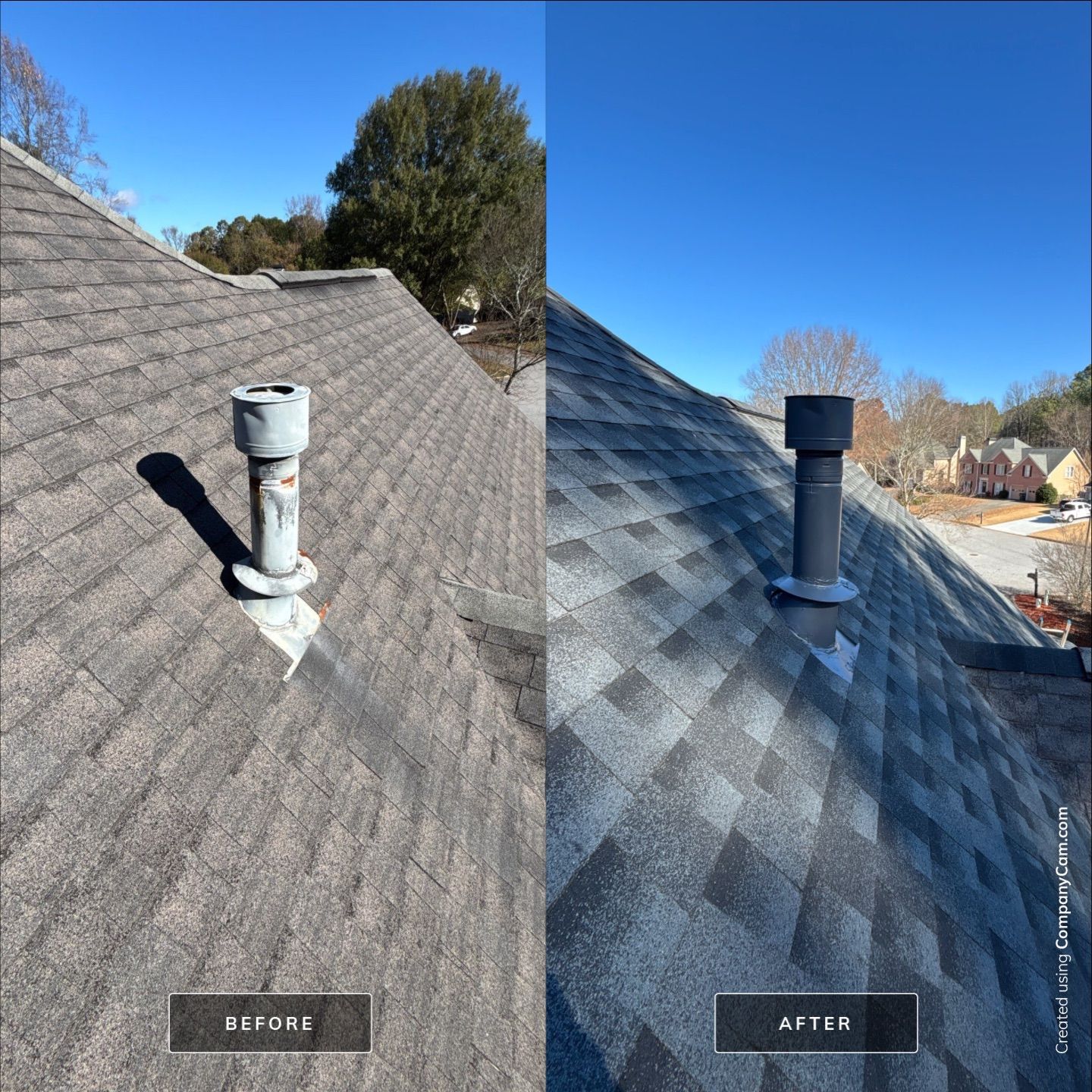 Front slope repair by Deerfield Roofing LLC