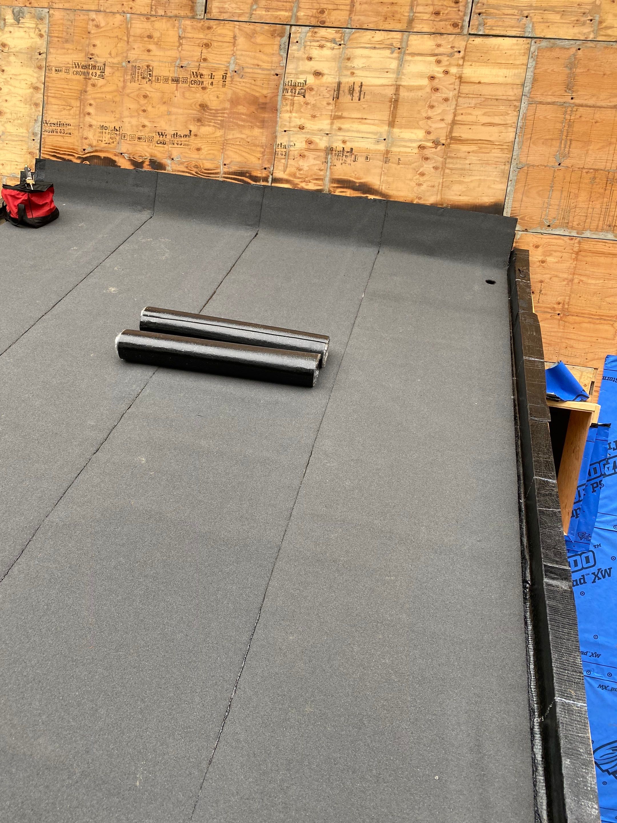 Residential Roofing Installation using 12" Prolok metal  by Top Notch Roofing Inc