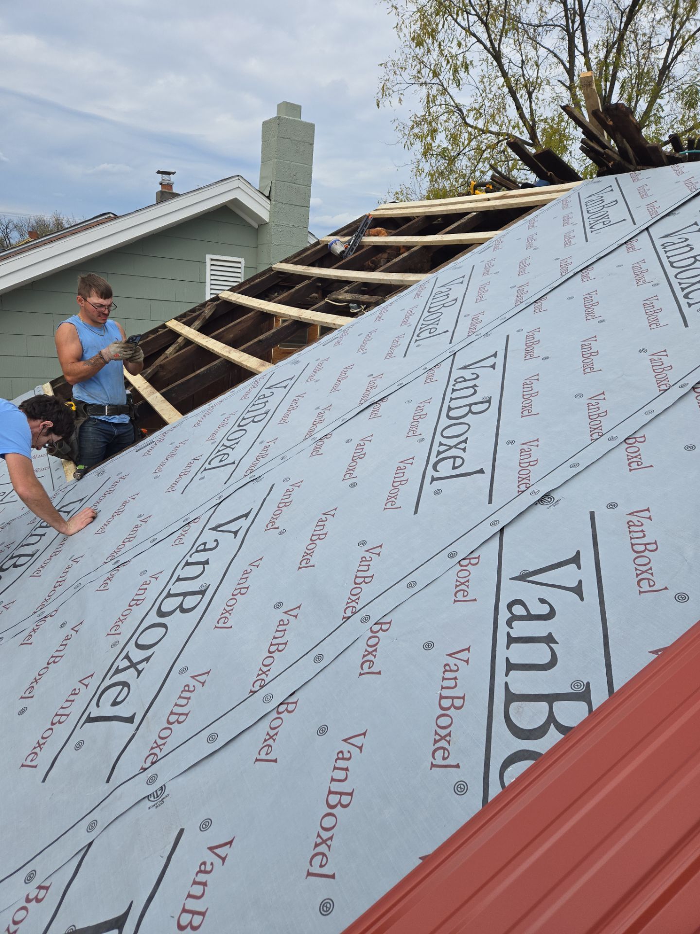 Neal Kimble Full Metal roof Installation by Good Hands Roofing