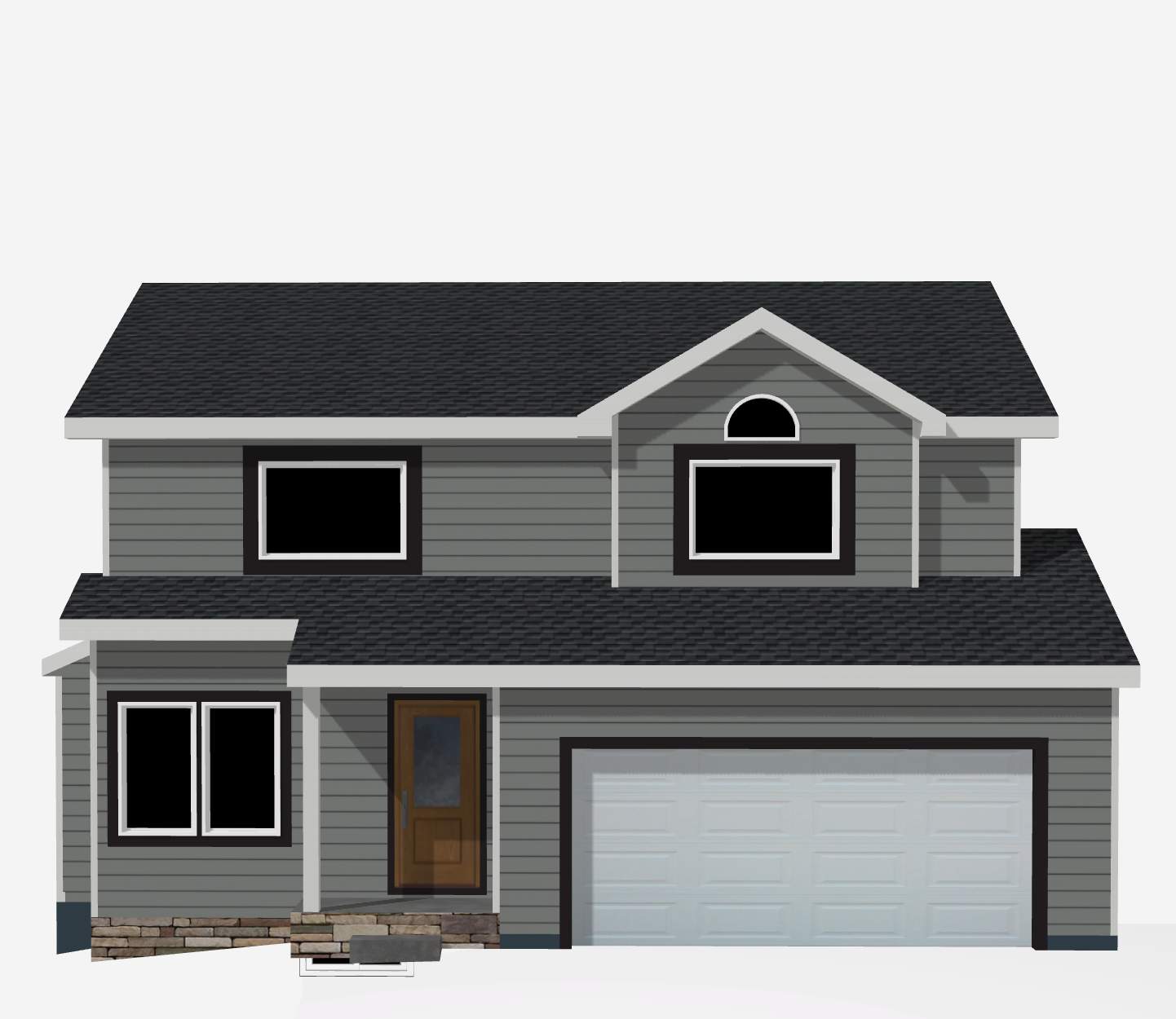 James Hardie Siding and Window Replacement with Arctic White Trim by Carps Complete Exteriors