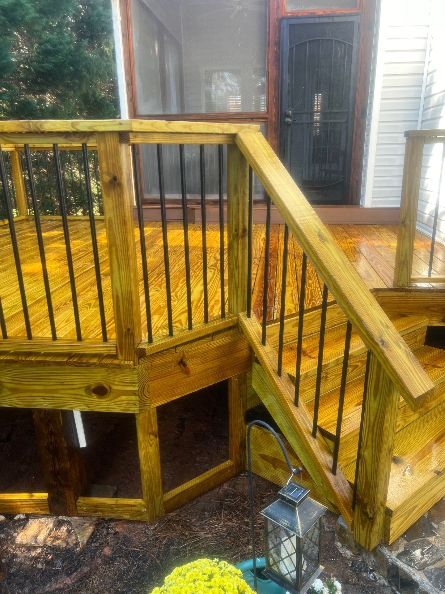 New and Weathered Deck using Wood Sealant by DuraSeal