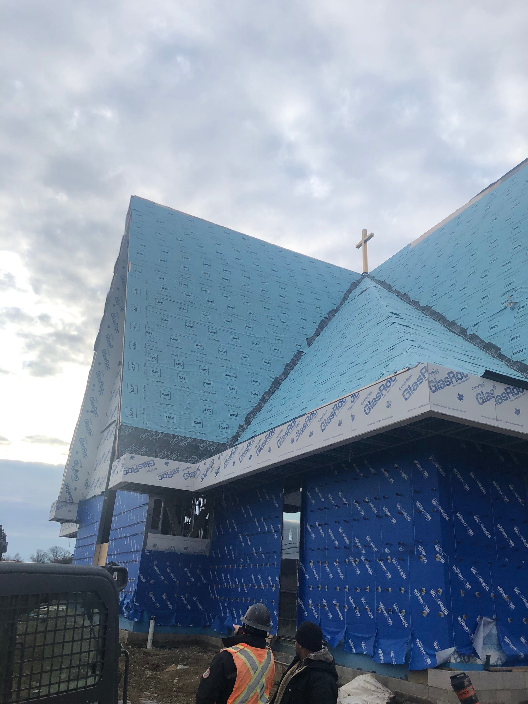 Commercial Roofing Installation using Diamond Tile Metal Shingles , Tpo Flat Roof by Jay Carter Roofing & Sheet Metal