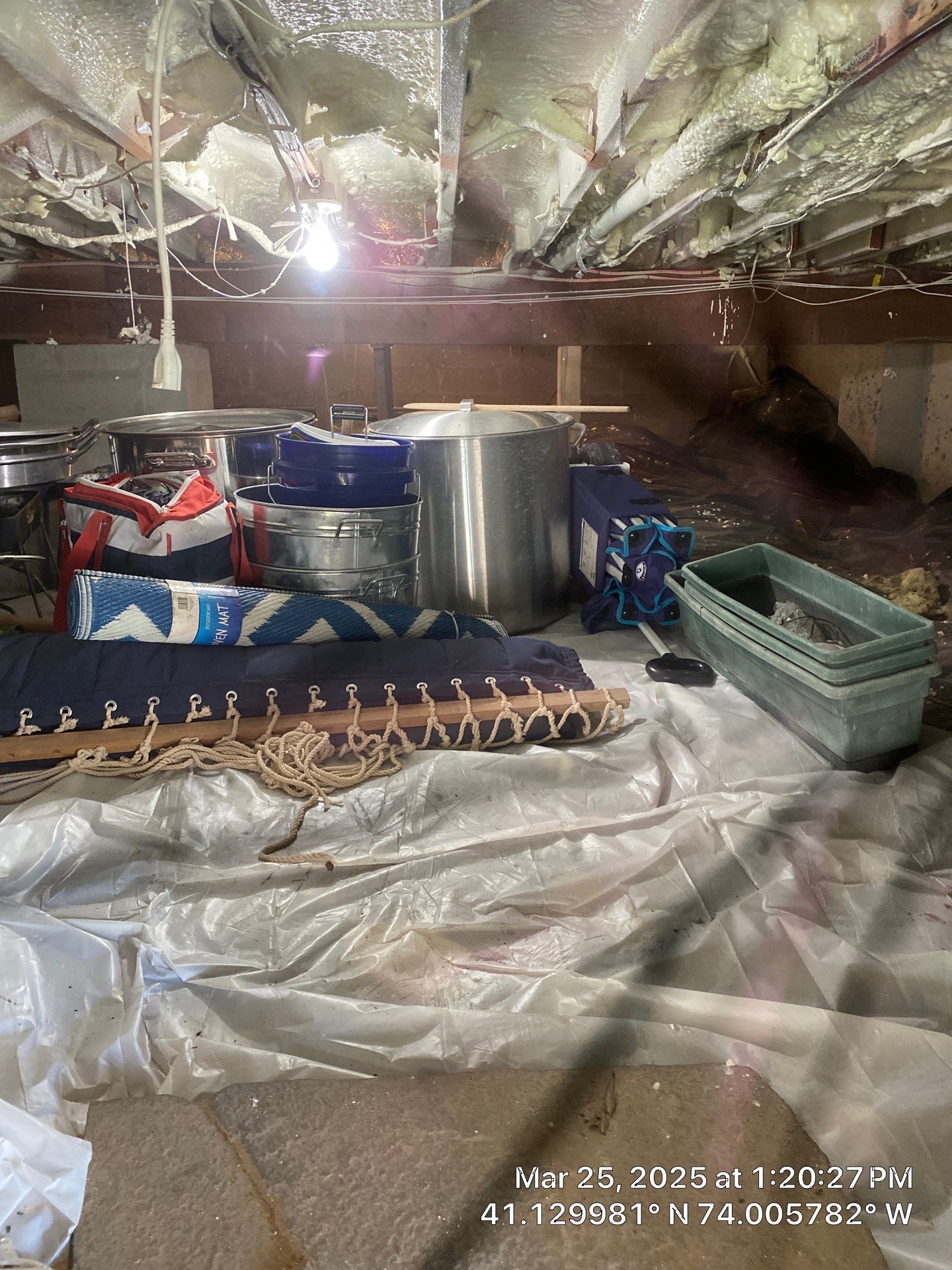 Attic Insulation using open cell spray foam and closed cell rim joist by NYS Foam & Energy
