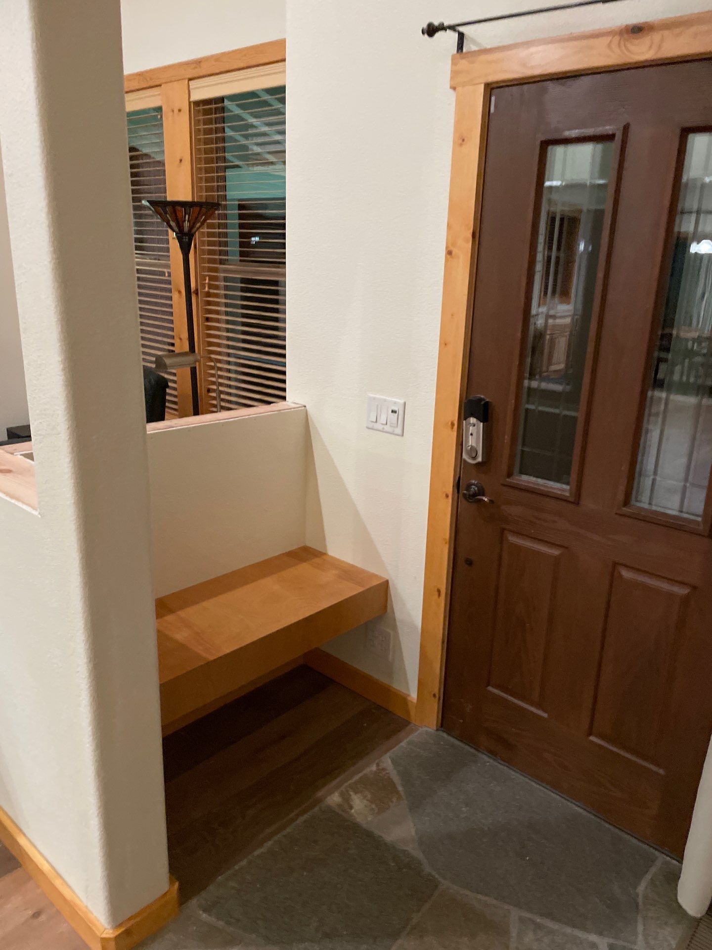 Cabinets and Entry Bench by The Tahoe Tradesman