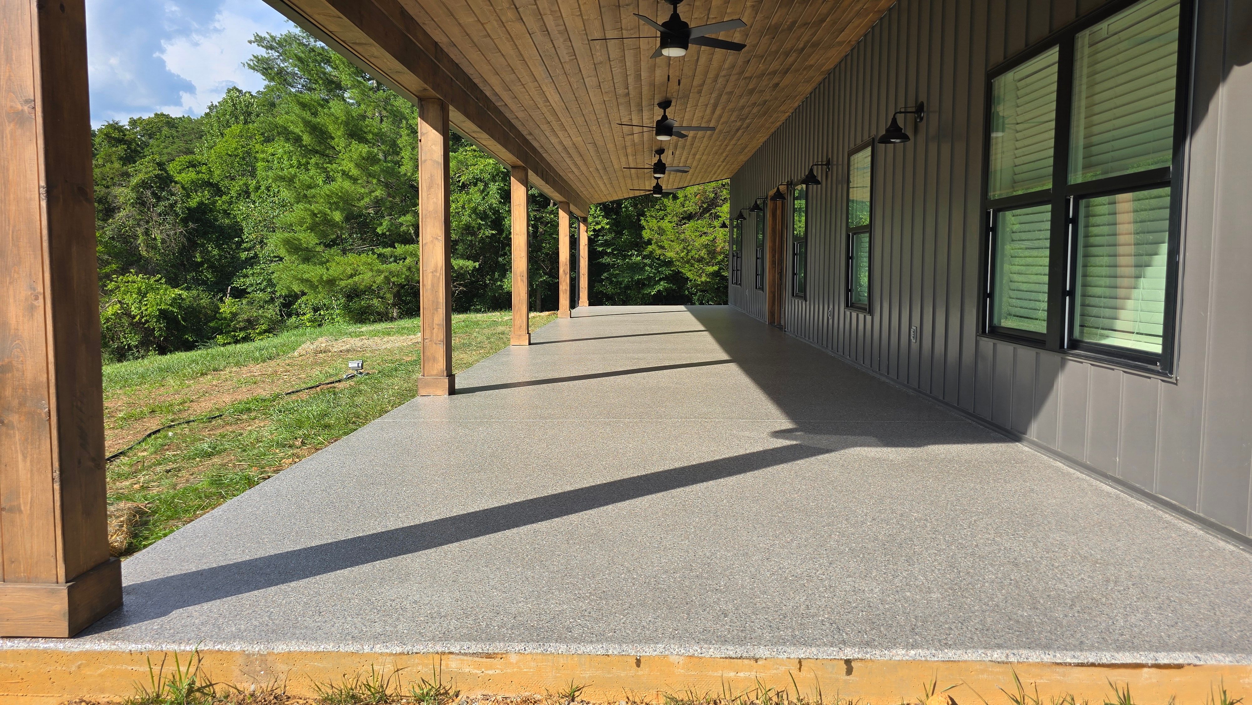 Back Porch using Sycamore by Elite Floor Solutions