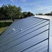 24ga 1" Nail-Strip Mill Finish by Total Roofing System The Metal Roof Experts