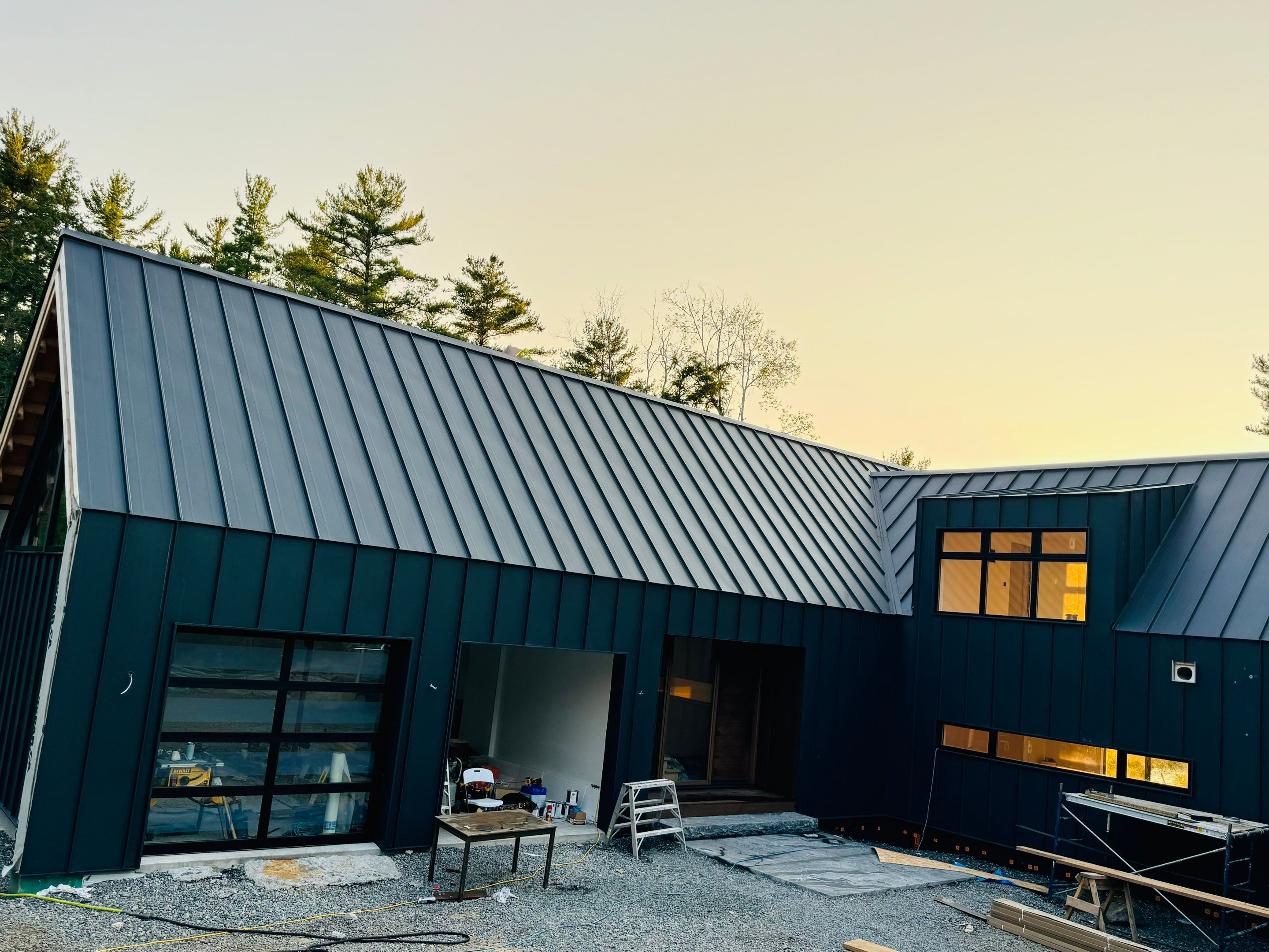 Standing Seam Metal Roof - Custom Coping and Flashing  by Jay Carter Roofing & Sheet Metal