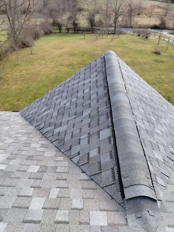 Residential Roofing Installation using Atlas Pinnacle Pristine Coastal Granite Architectural Shingles by Frederick Roof Repair