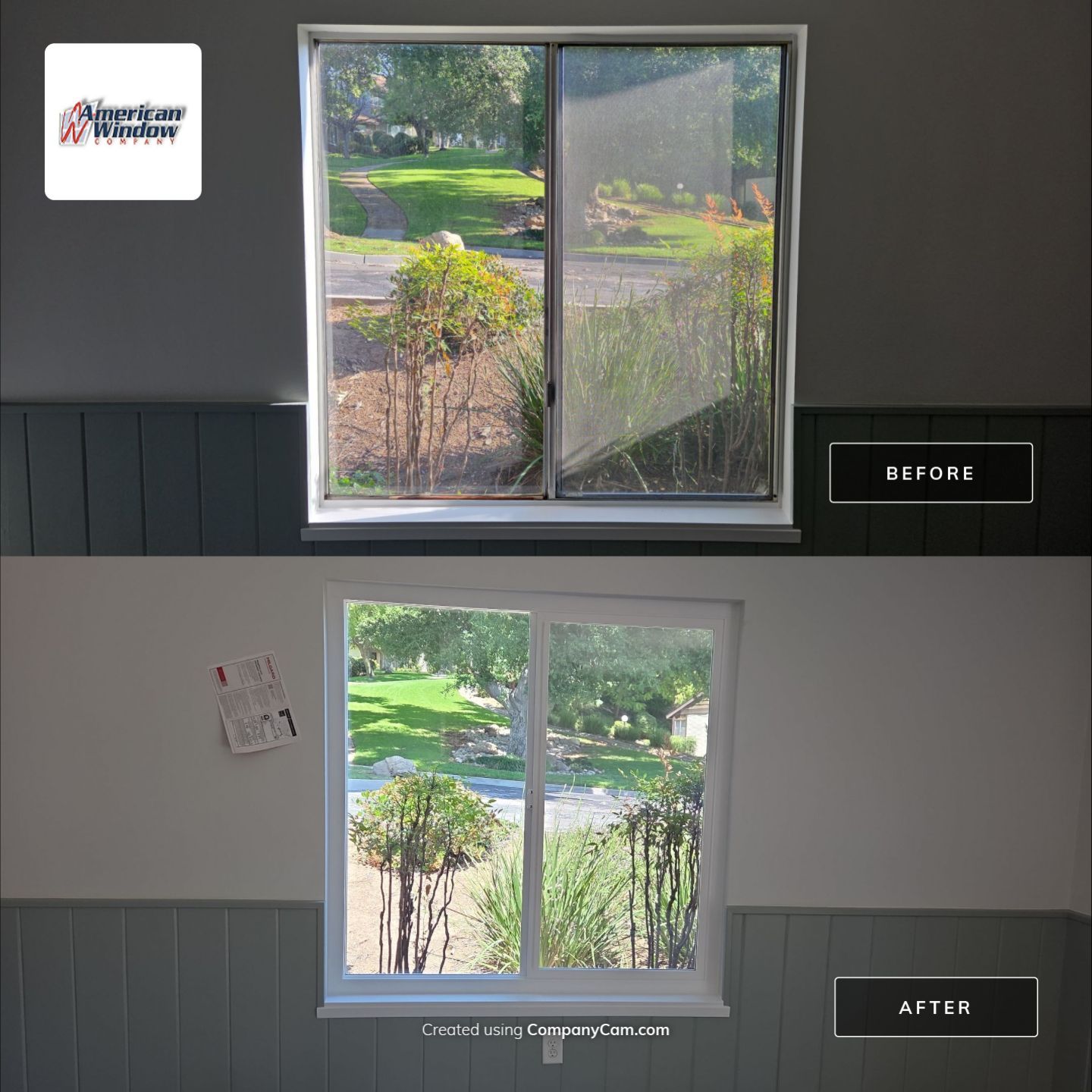 Window Installation using Milgard V250 Style Line by American Window Company
