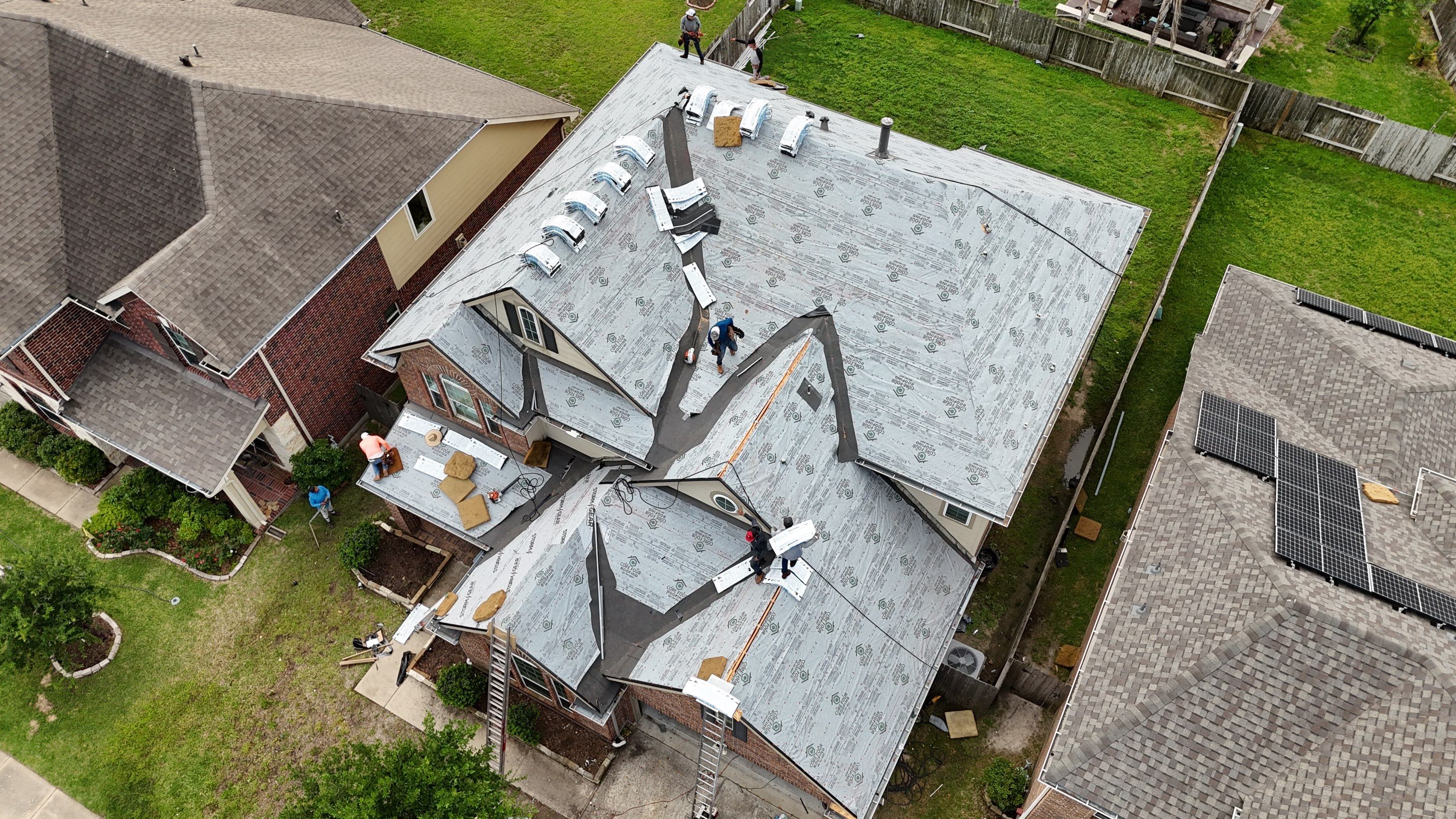 Residential Roofing Installation using IKO Dynasty by Core Four Roofing