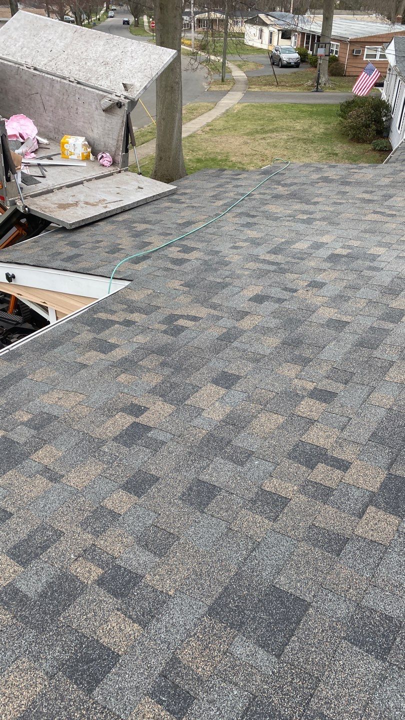 Residential Roofing Installation using Owens Corning TruDefinition Peppercorn  by A Plus Exterior