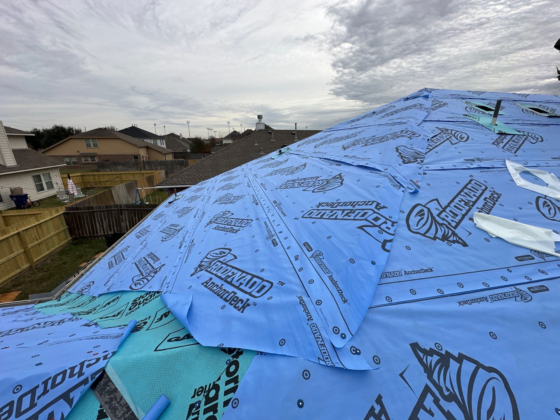 Project in Houston by Motion Roofing