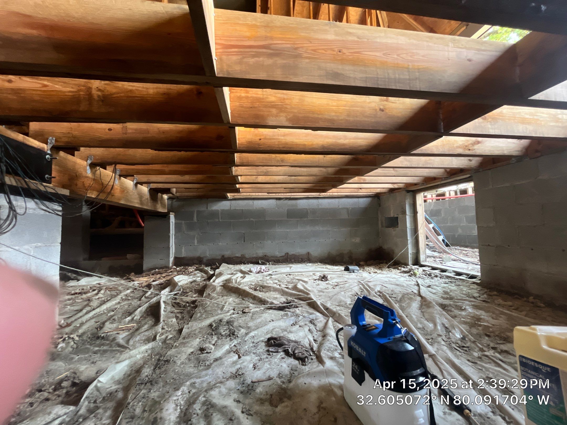 Mold Remediation and Encapsulation Crawlspace by EAS Environmental, LLC.
