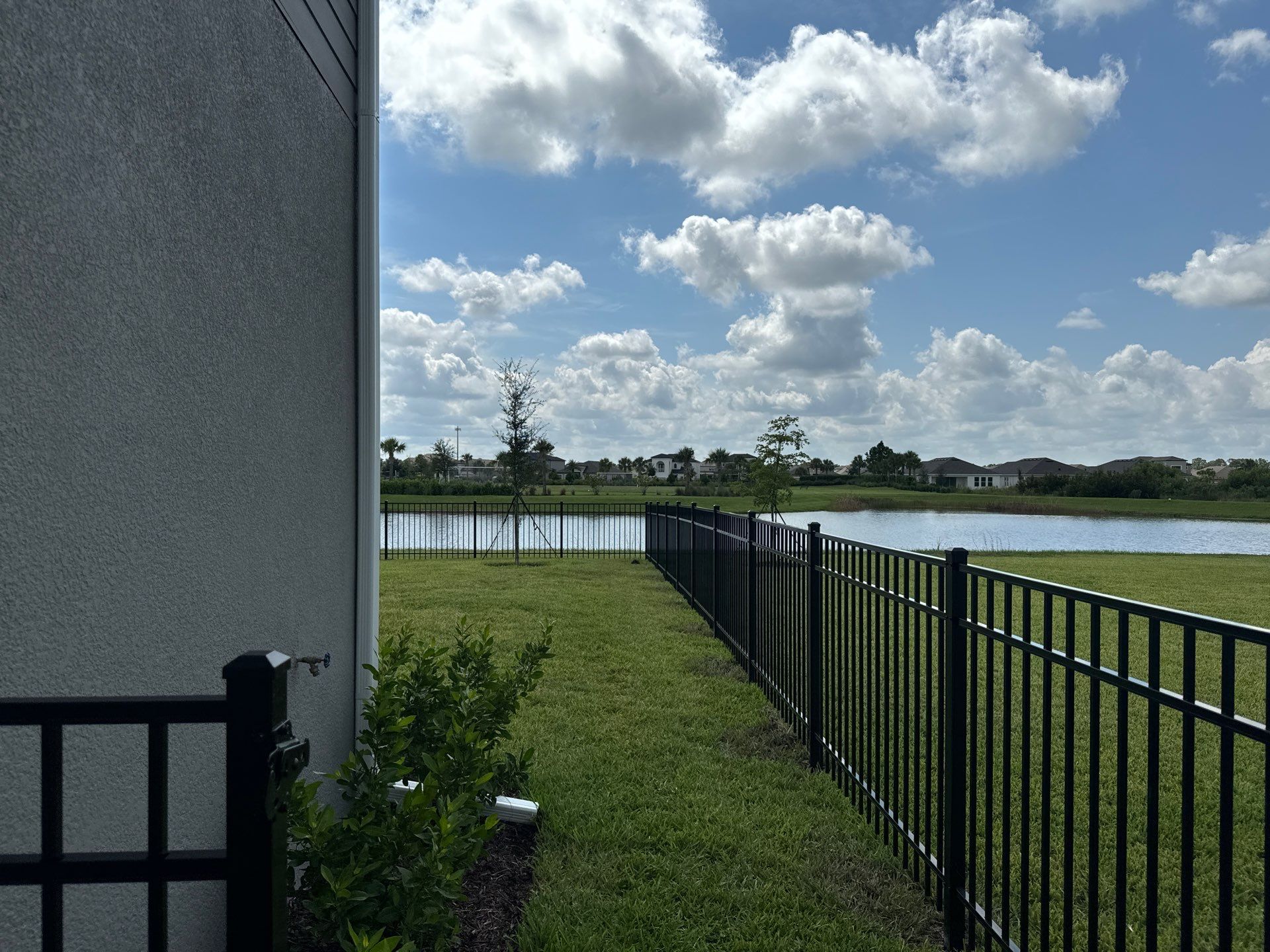 Aluminum Fence Installation using 3 Rail Aluminum Fence by Asap fence and gates, LLC