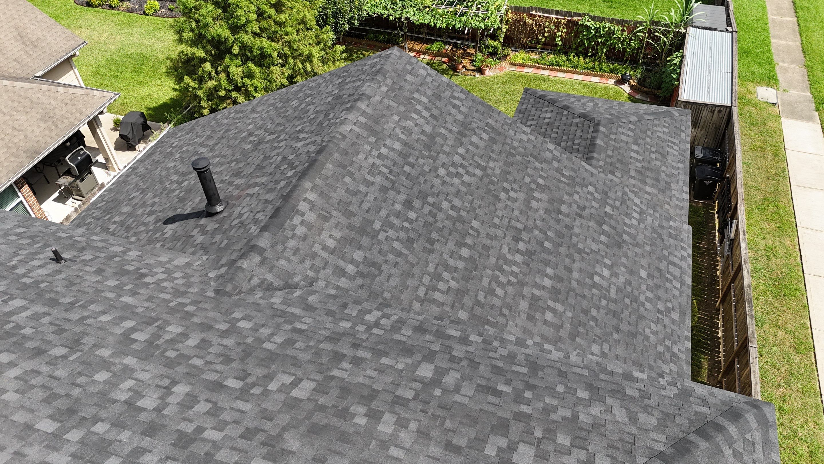 Residential Roofing Installation using IKO Dynasty after Storms in Cypress by Core Four Roofing