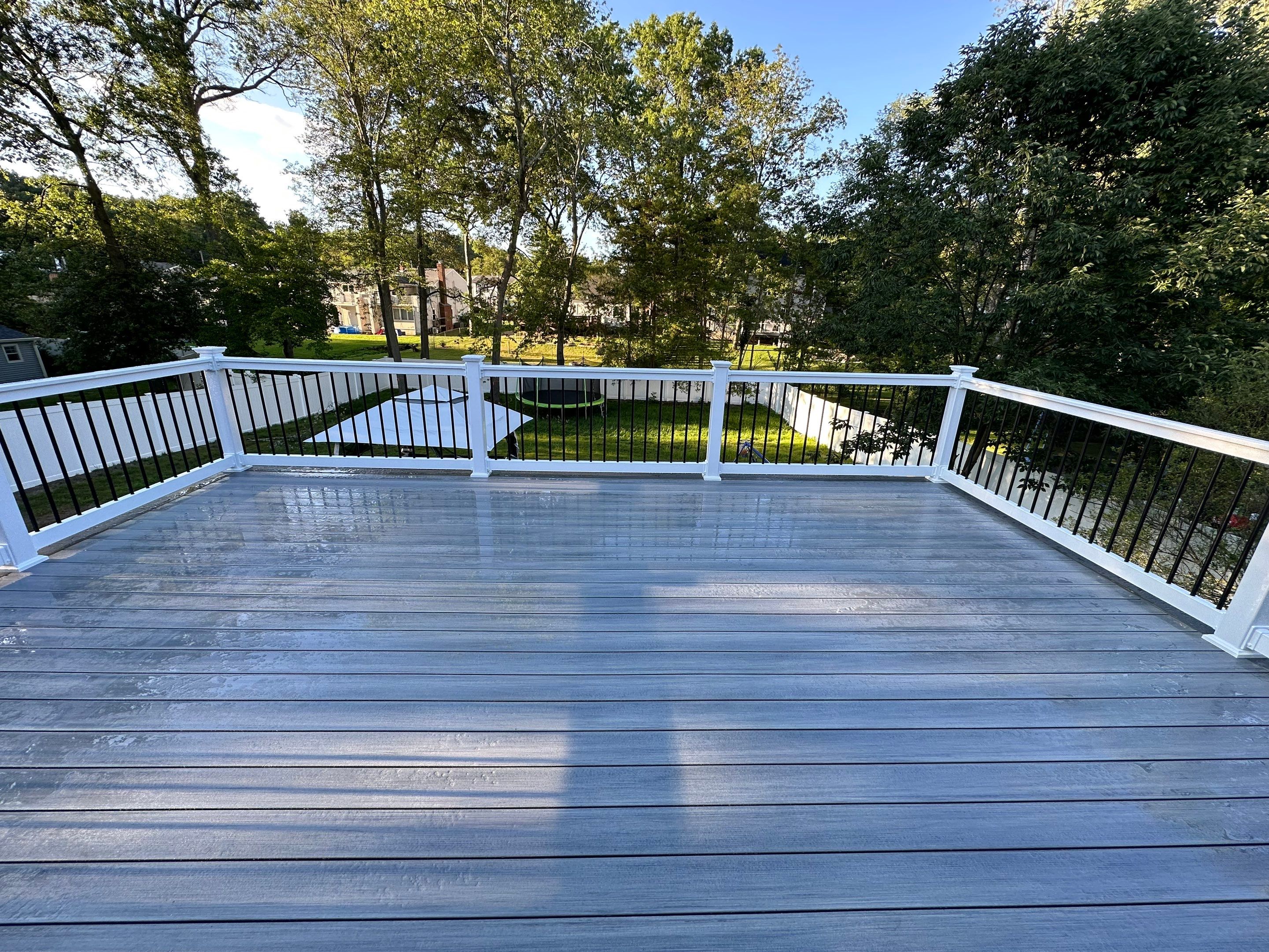 New deck in Westwood NJ by deck guardian