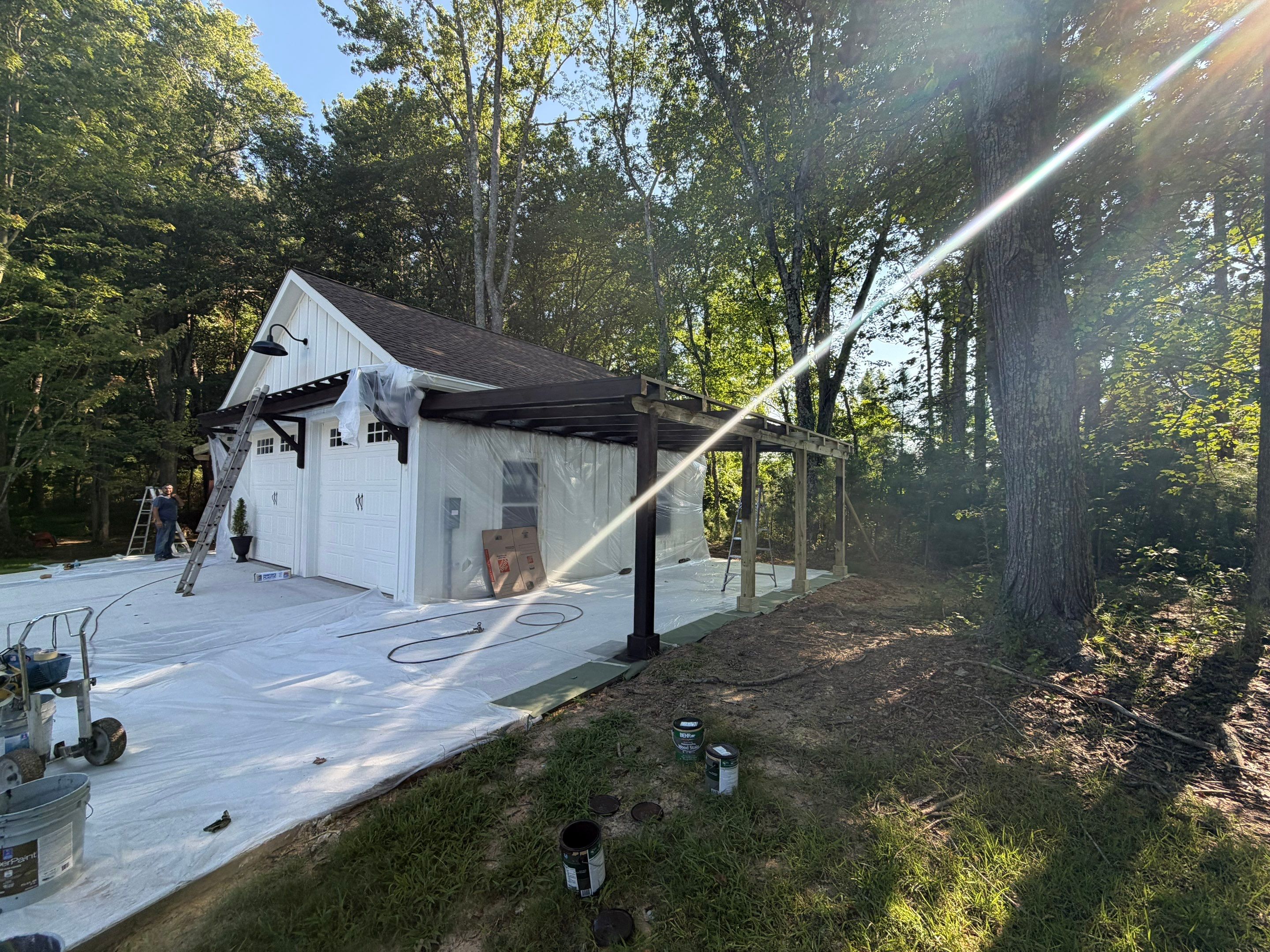 Custom Timber Carport and Pergola Addition in Powder Springs by Swift Home Renovations