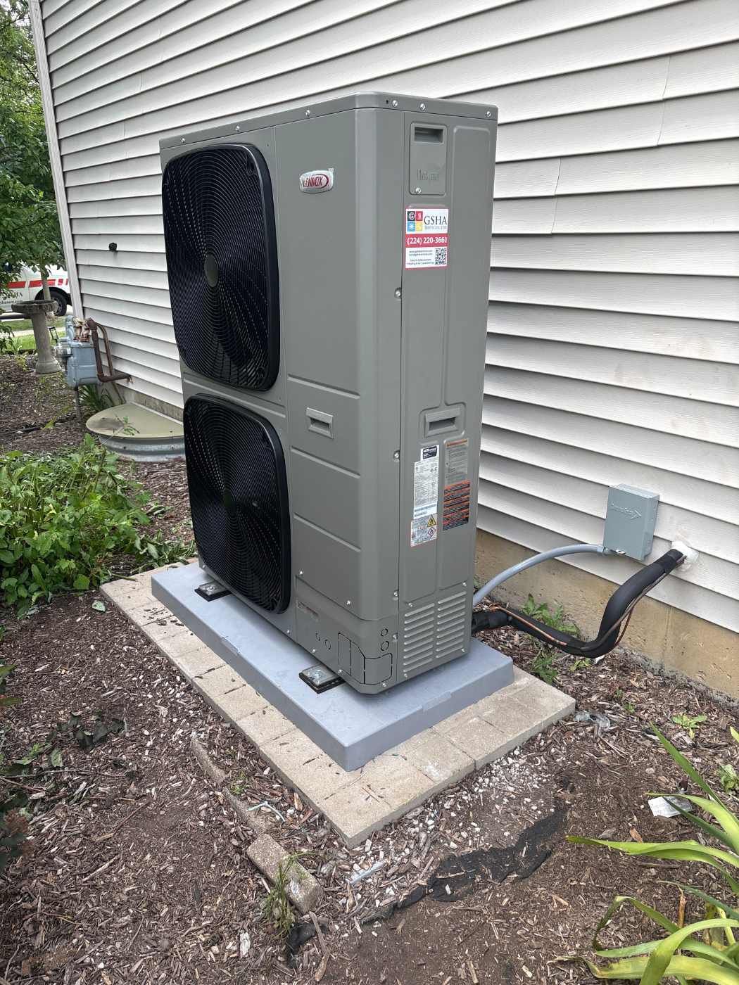 Lennox Elite EL297V Furnace & EL18KSLV Heat Pump Installation – Aurora, IL | GSHA Services, LTD by GSHA Services LTD
