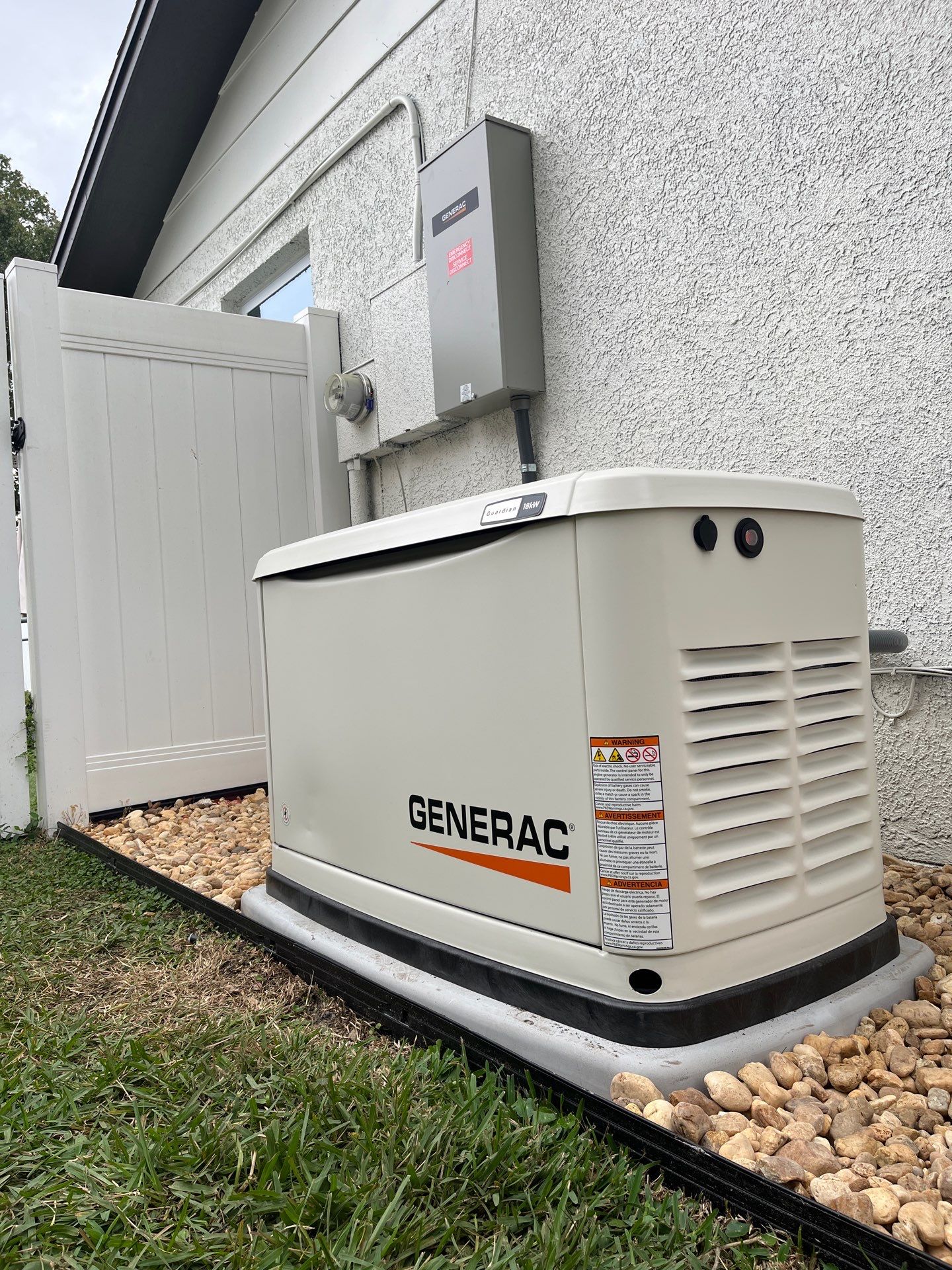 18kW Generac Whole Home Generator and 200A Automatic Transfer Switch by Smartron Electric