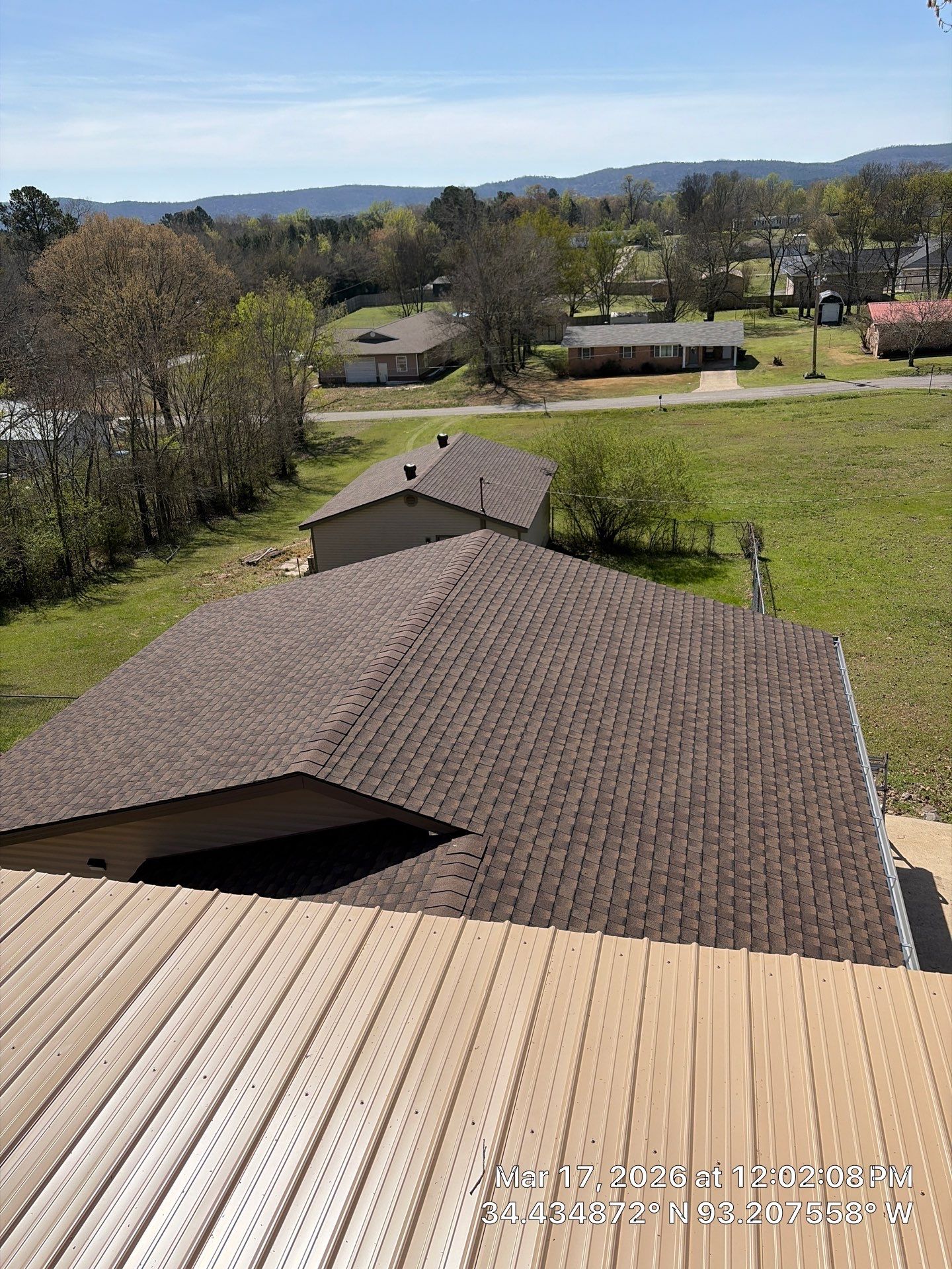 GAF Timberline UHDZ Shingle Roof Replacement and Decking Repair in Pearcy by Temple Roofing and Exteriors