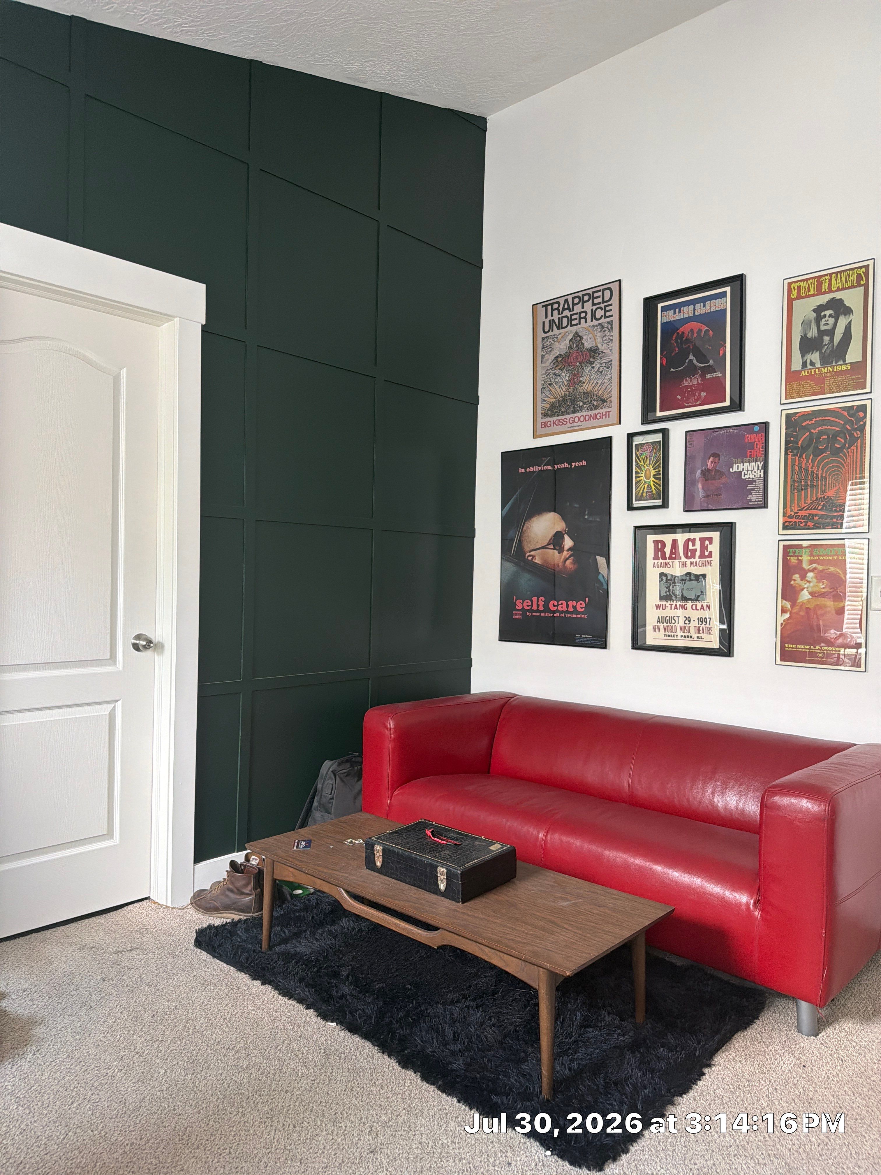 Custom Grid Trim Accent Wall and Interior Painting in South Salt Lake by CompanyCam Sales Demo