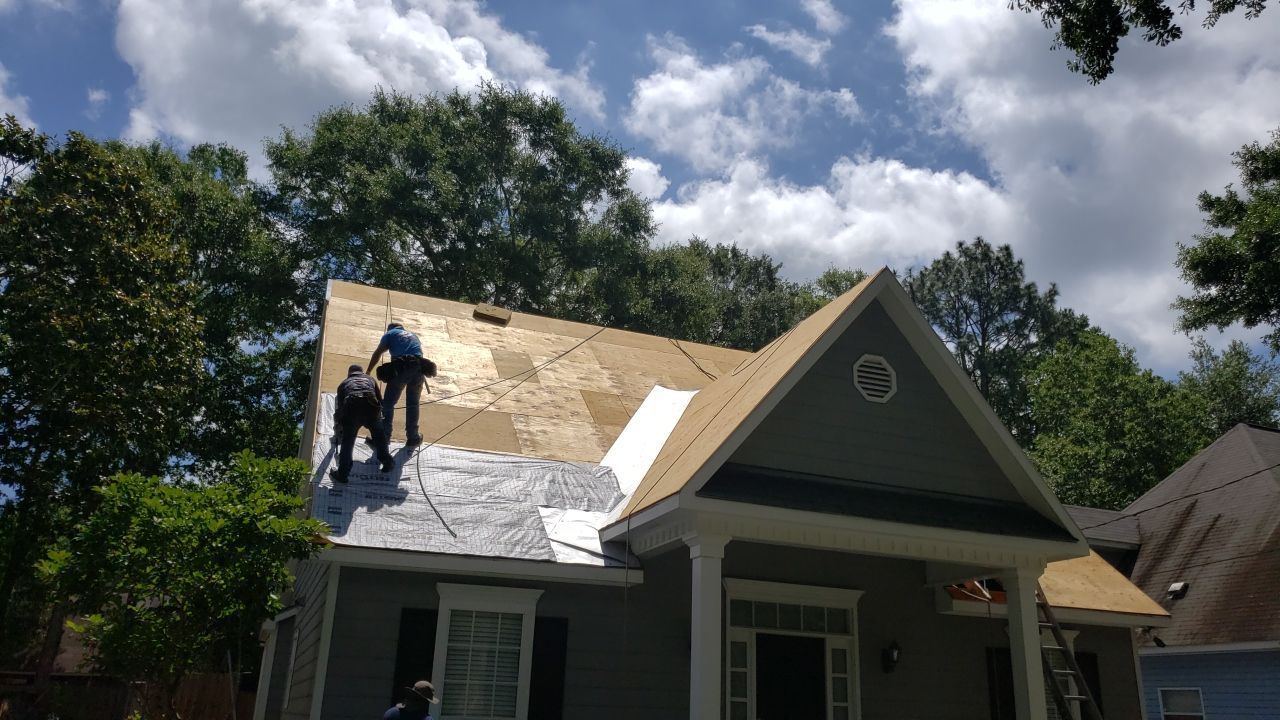 Residential Roofing Installation using Roof Replacement by American Roofing & Construction LLC