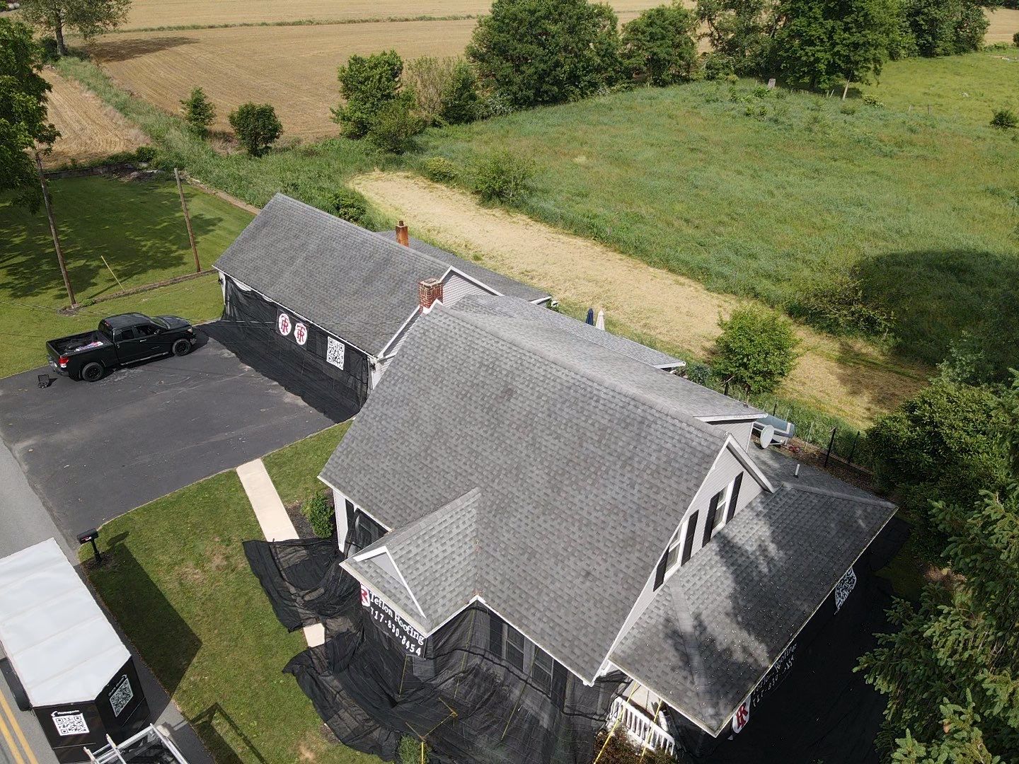 Biscayne Blue Architectural Shingle Install  by Teflon Roofing
