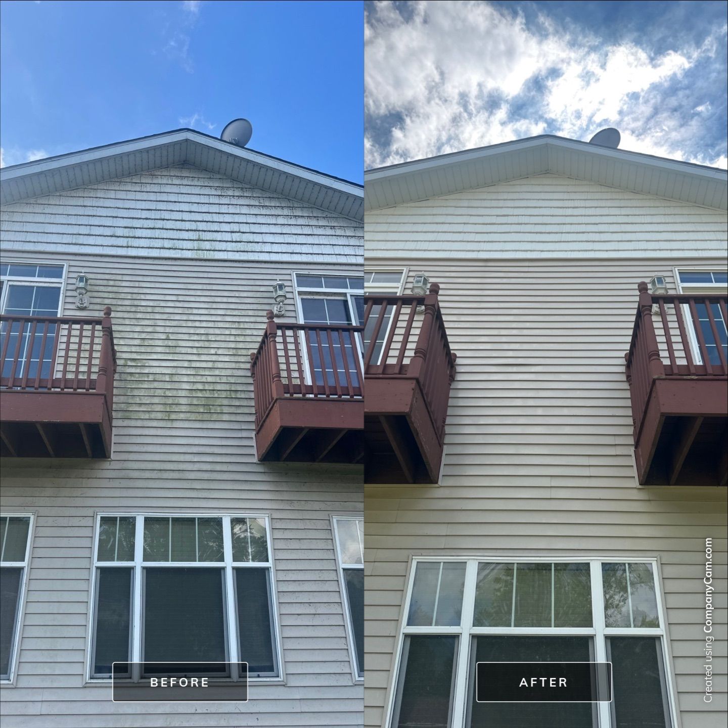 Project in Spring Grove by Simmons Power & Soft Washing