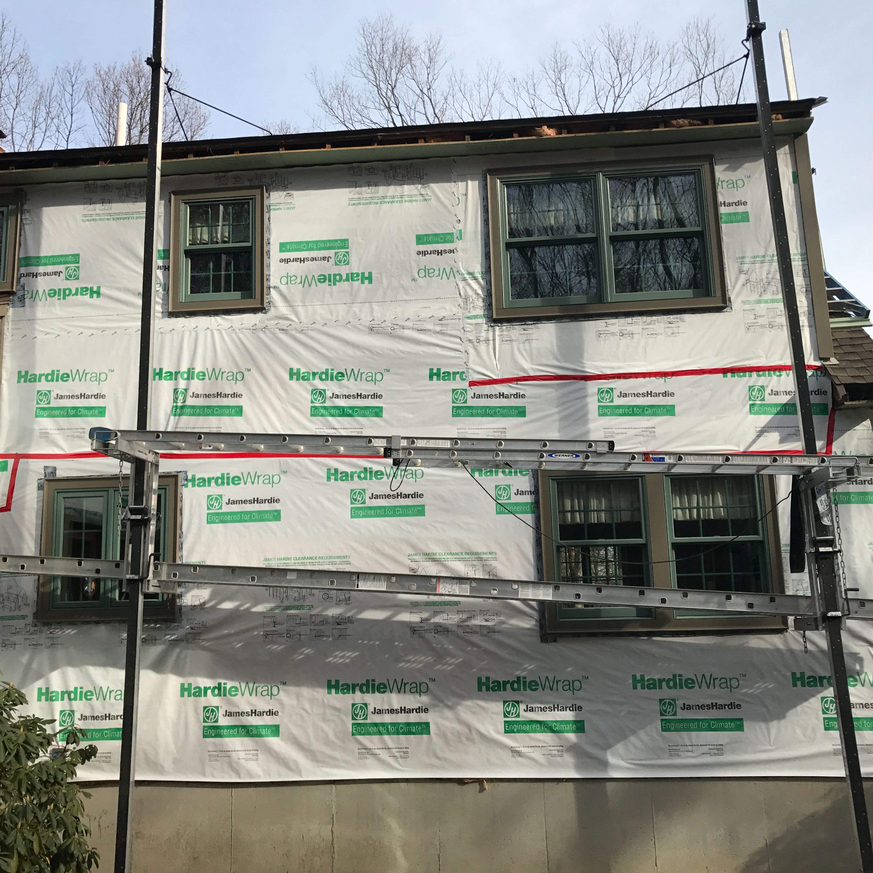 Siding Installation using James Hardie by UBrothers Construction