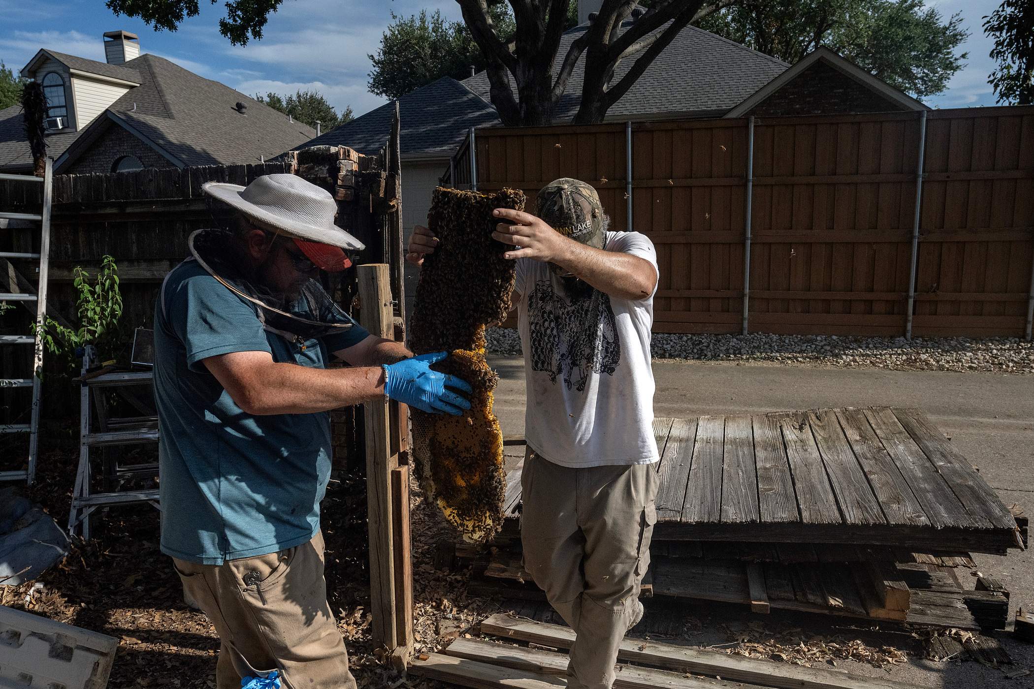 Brick Column by Rockwall Honey Bee Company
