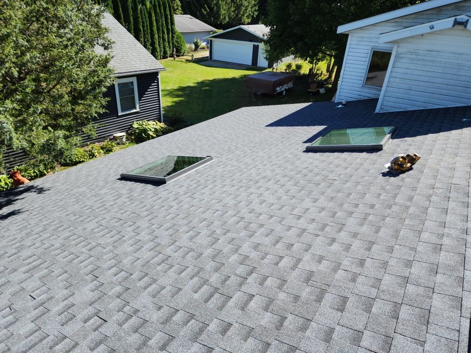 Residential Roof Installation and Skylight Replacement in Kiel, WI by Gellings Roofing & Siding