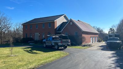 Residential Roofing Installation using Performance Panel Metal - Frost Black