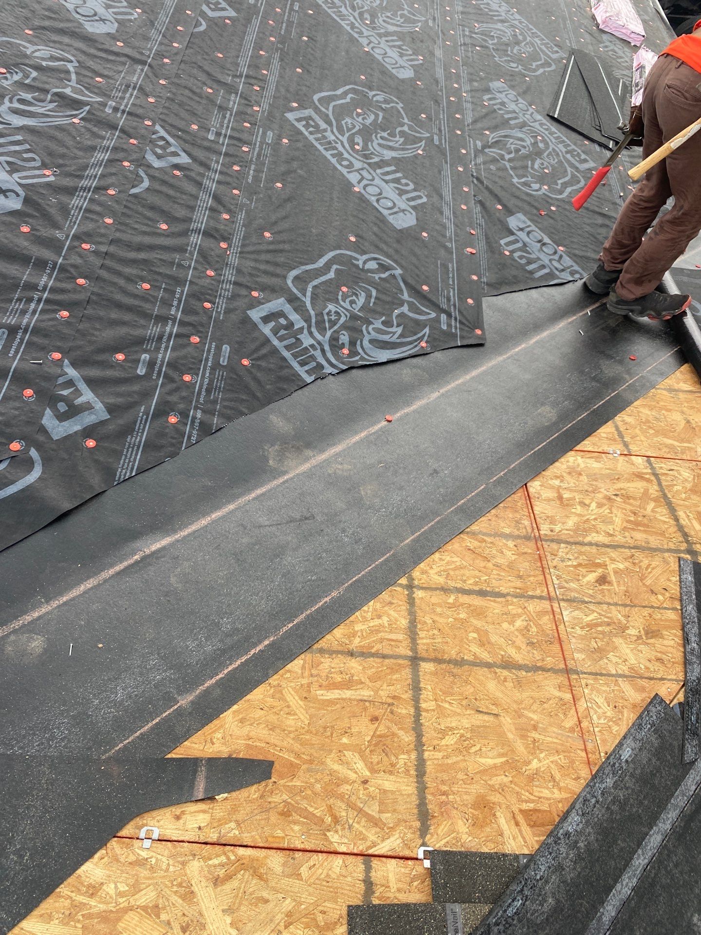 Residential Roofing Installation using Owen's Corning Duration (Lifetime) Shingles by Roof Repair Company