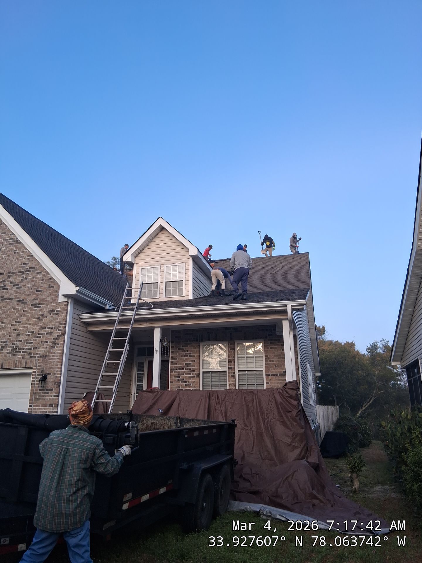 FORTIFIED Roof Replacement – CertainTeed Landmark Pro Weathered Wood | Southport NC by RGR Construction and Roofing, LLC