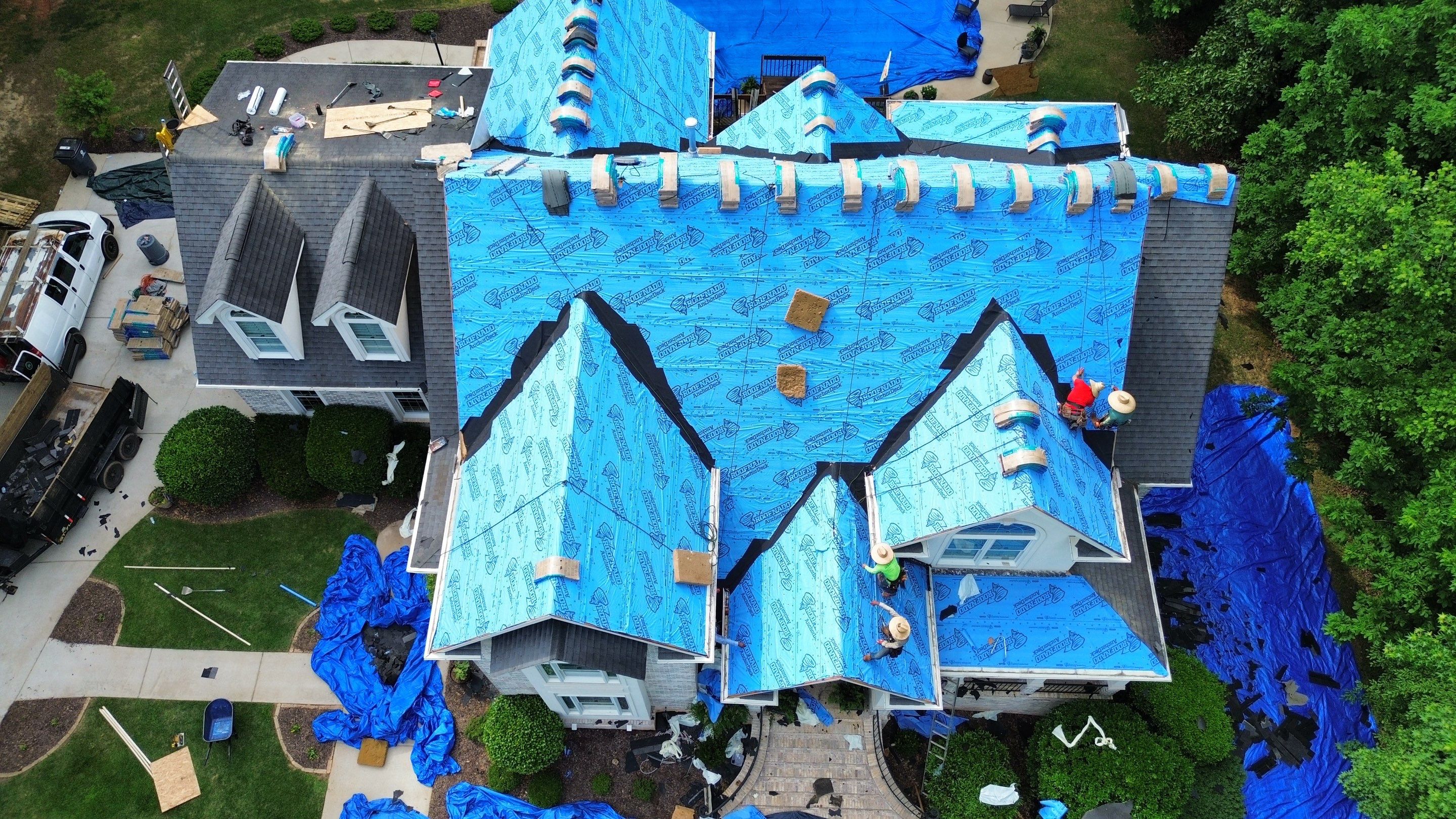 Insurance Paid Architectural Shingle Roof Replacement for Simpsonville Residence by Roofers LLC