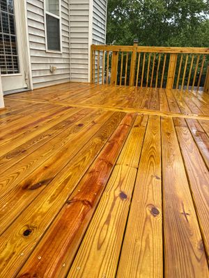 Deck using Wood Sealant