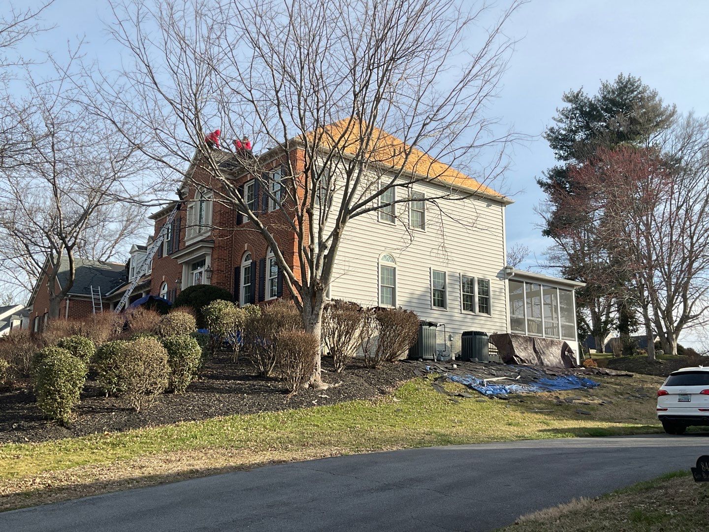 New Roof Installation & New Gutters and downspouts  by Alpha Design Services