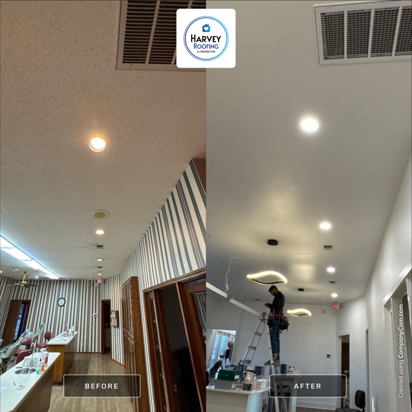 Interior Remodel of Orthodontist Office in Irving, TX by Harvey Roofing & Construction by Harvey Roofing & Construction