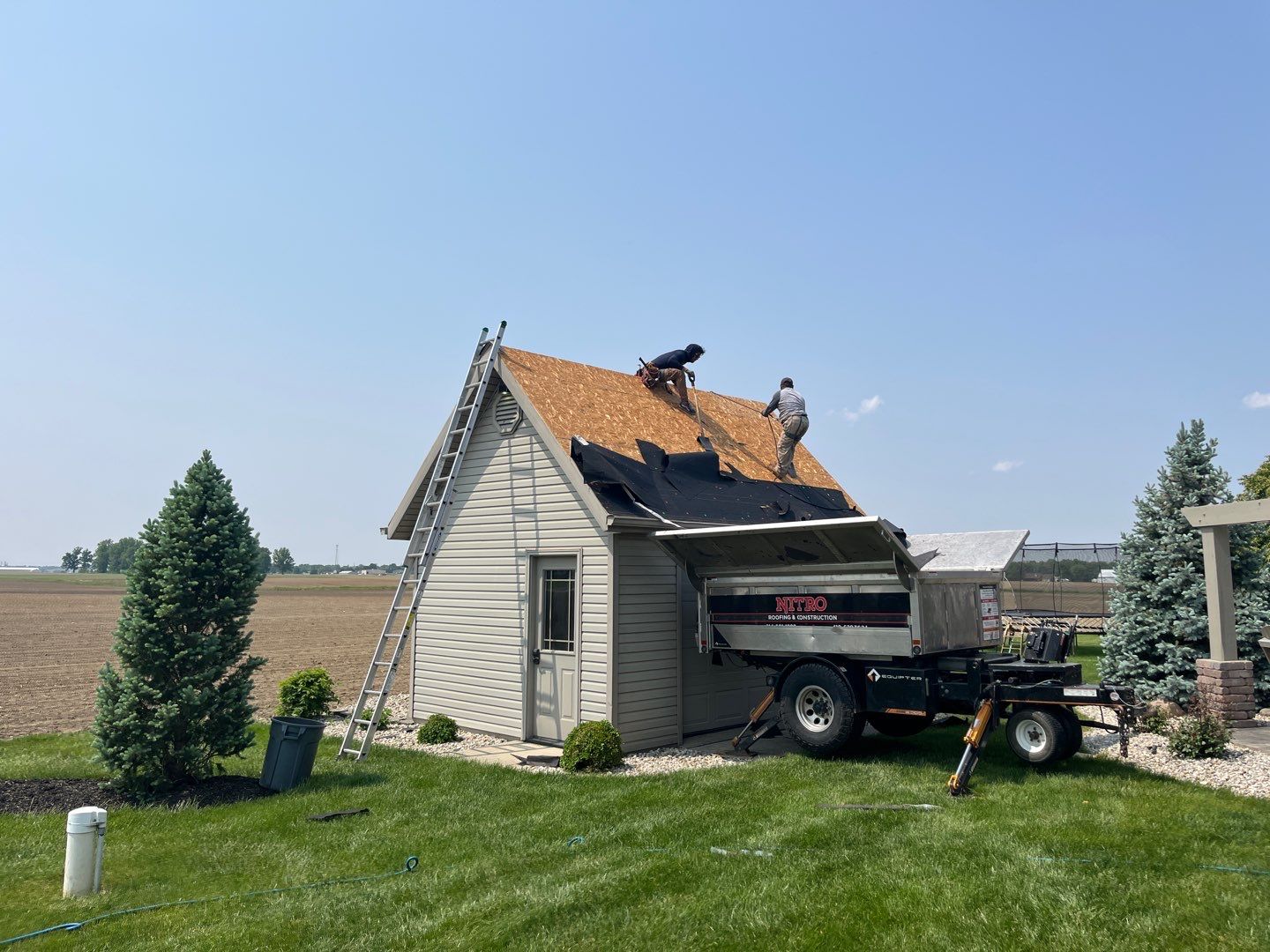 Residential Roofing Installation using GAF Timberline HDZ Cedar Falls by Nitro Roofing and Construction