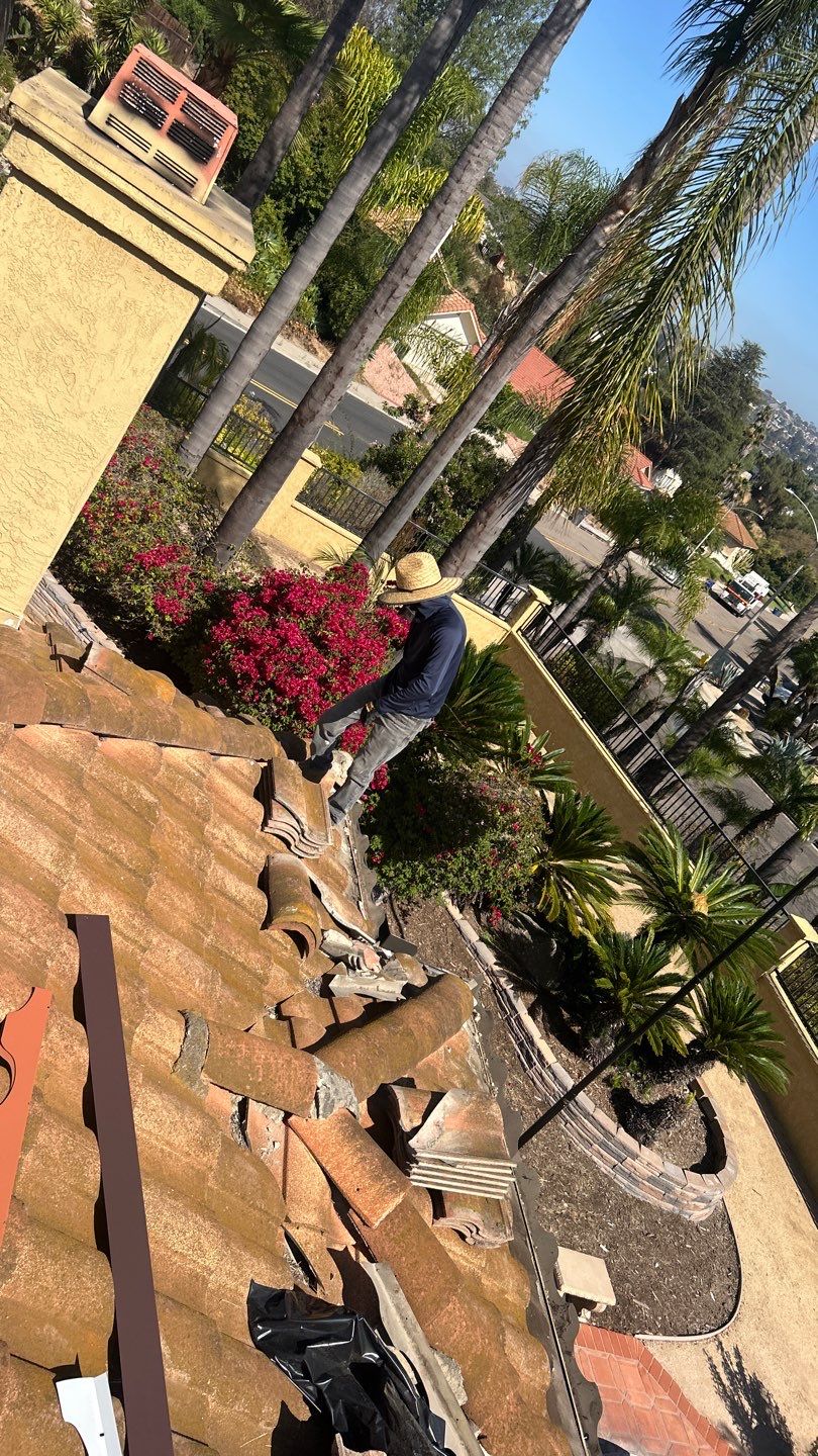 Clay Tile Roof Repair and Underlayment Replacement in Bonita by Reliable Roofing San Diego Inc.