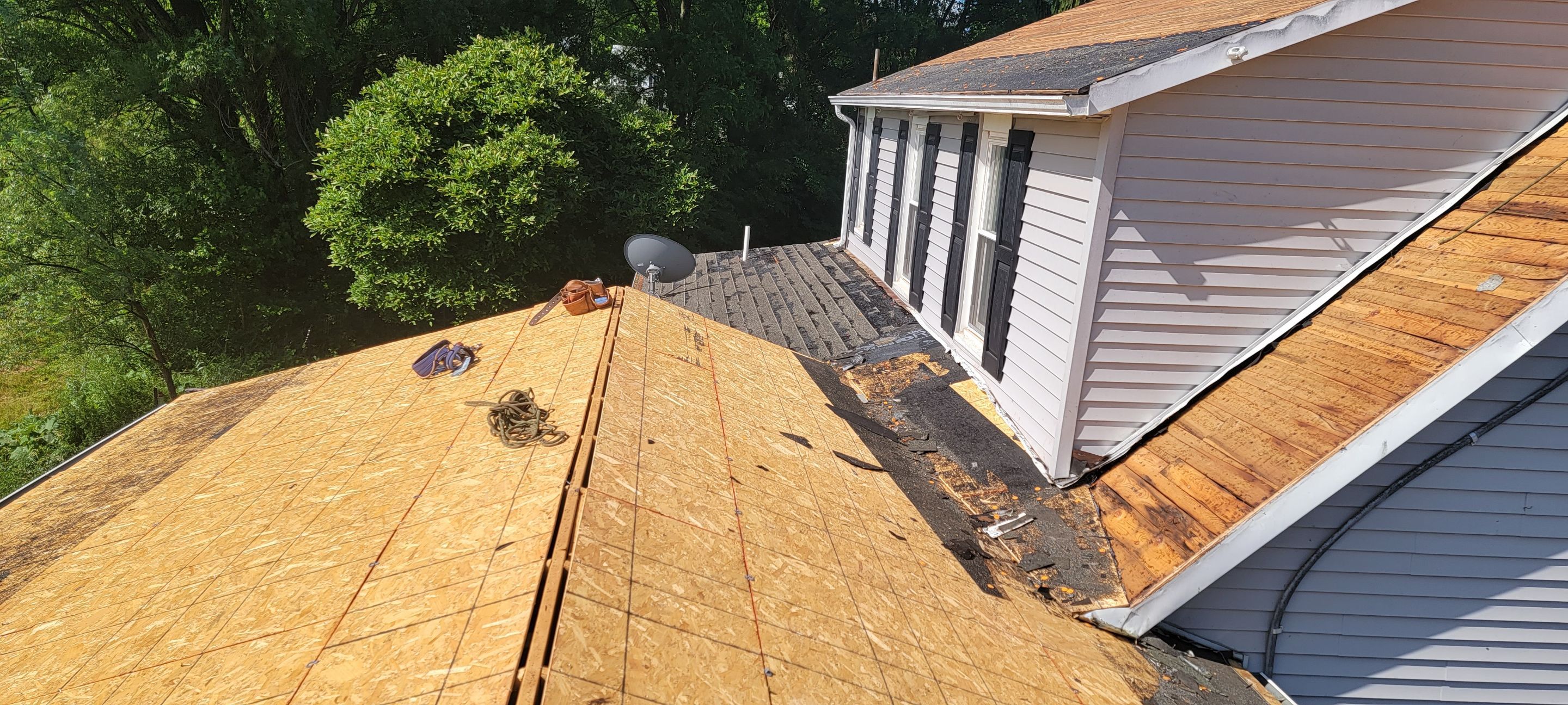 Biscayne Blue Architectural Shingle Install  by Teflon Roofing