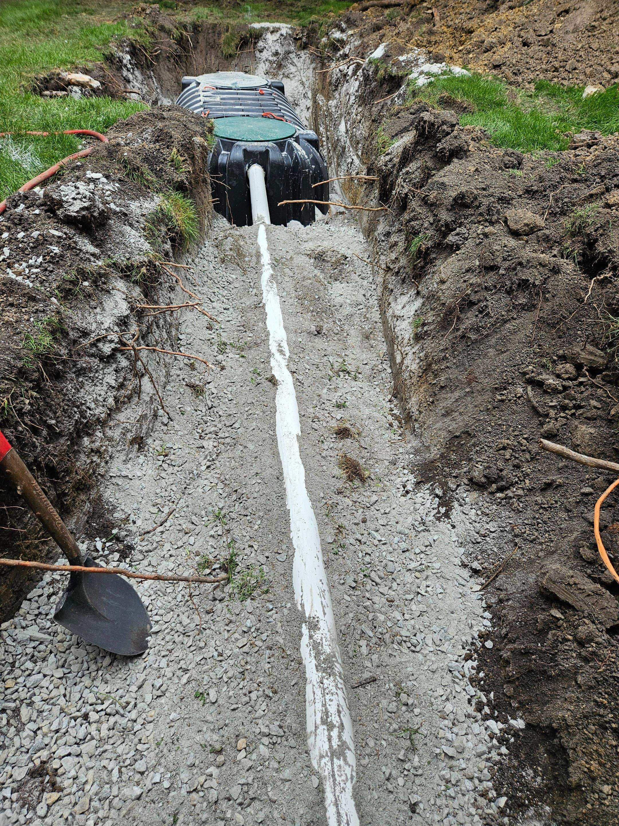 IM 1060 Plastic Septic Tank Replacement & AES Mound System by Allied Water Services