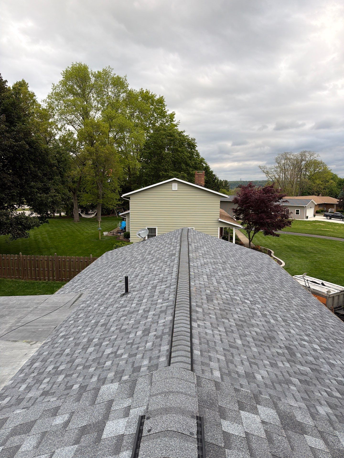 Architectural Shingle Roof Replacement and Gutter Protection in Wooster, Ohio by Cornerstone Roofing And Siding
