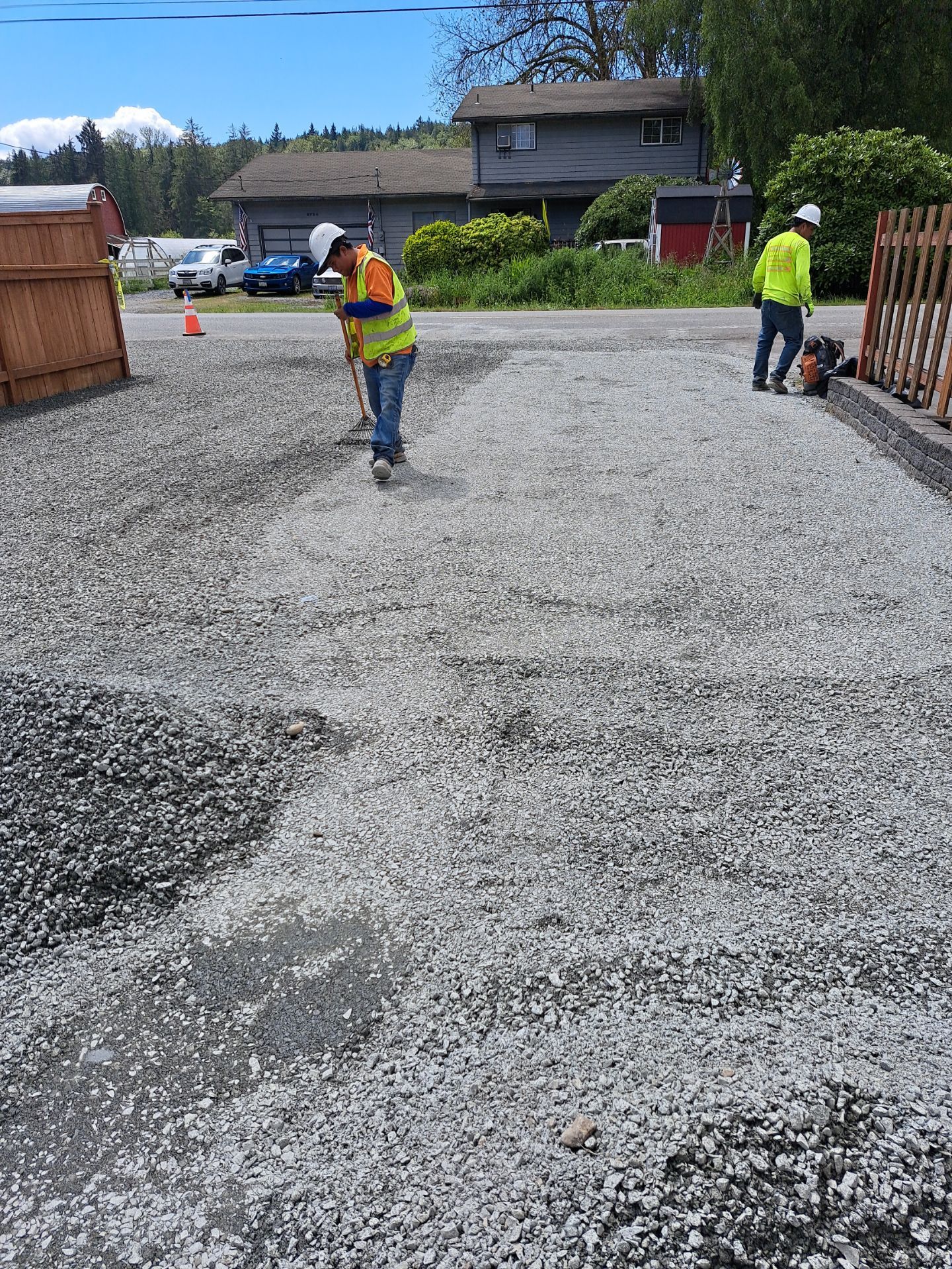 Connie G. Pavers Patio and Gravel Driveway by Jireh Asphalt & Concrete Inc 