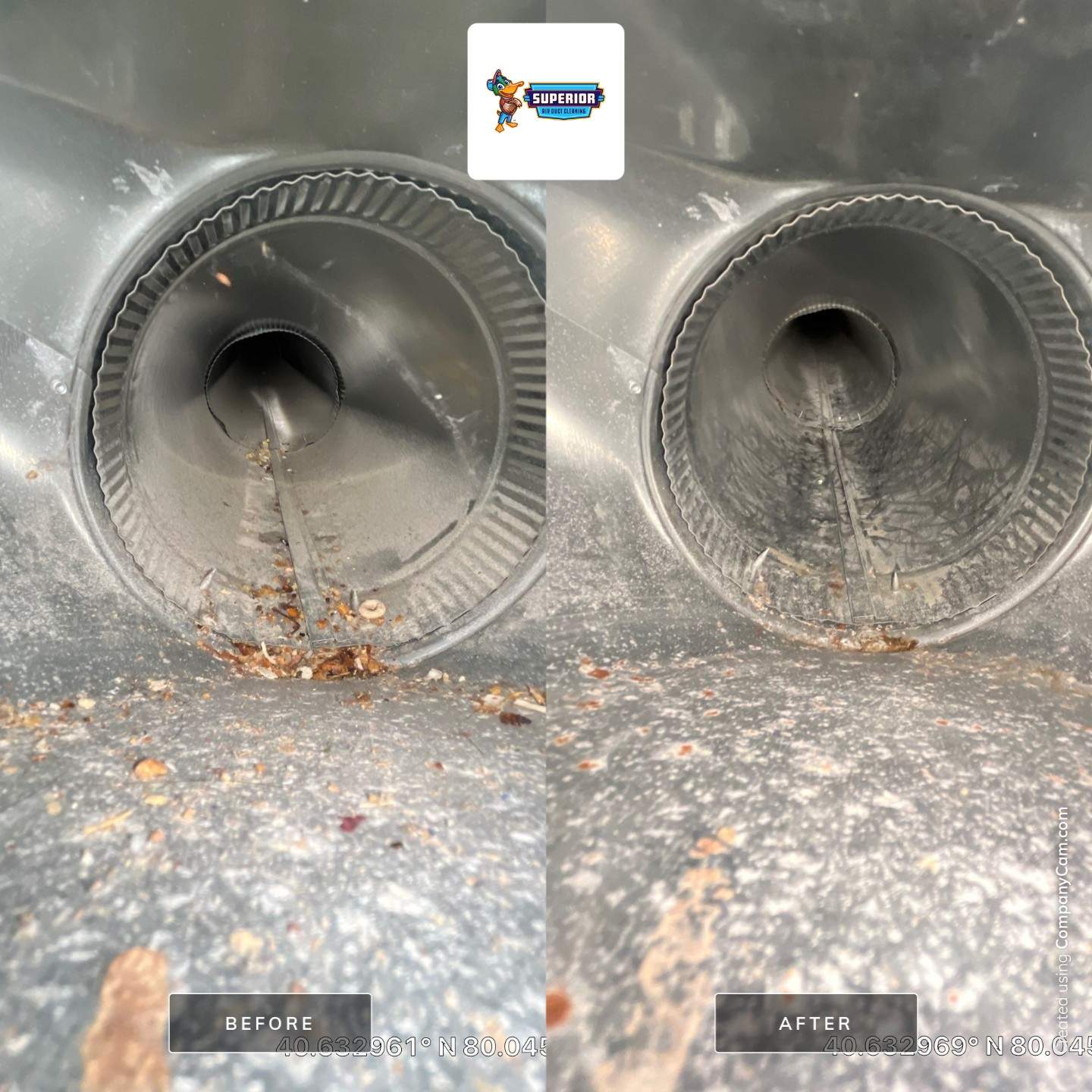 Air Duct Cleaning With a Vacuum Truck in Wexford, PA. by Superior Air Duct Cleaning