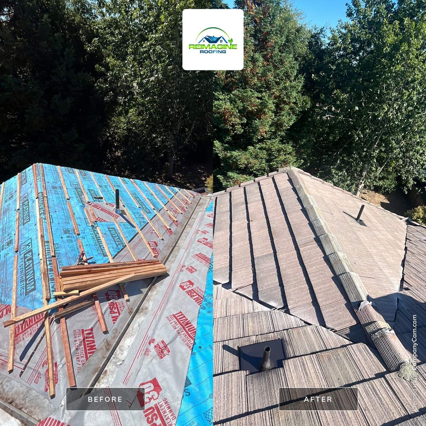 Weathered Brown Concrete Tile by Reimagine Roofing