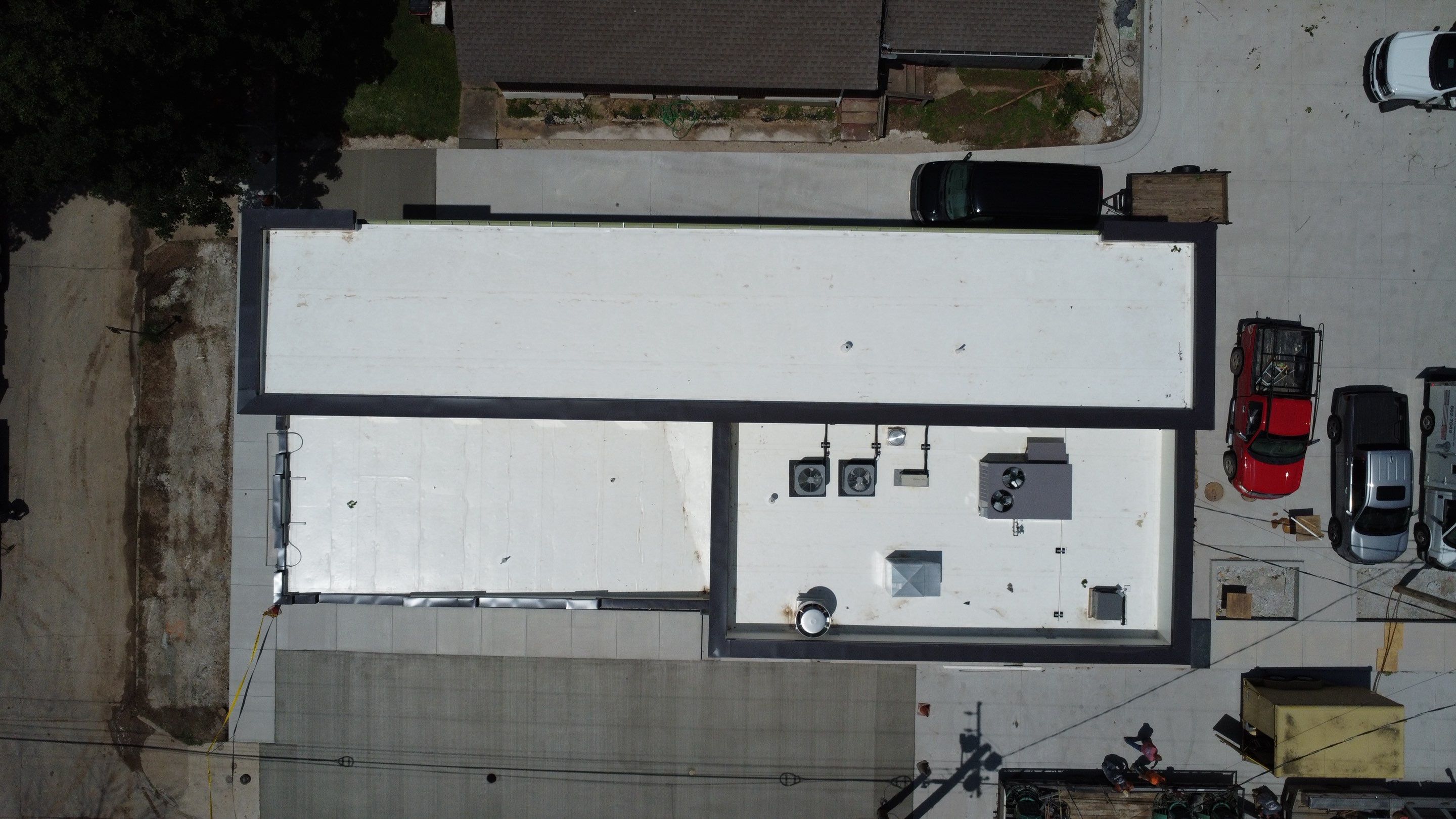 Commercial Flat Roof Install - Single-Ply Membrane  by Titan Commercial & Residential Roofing 